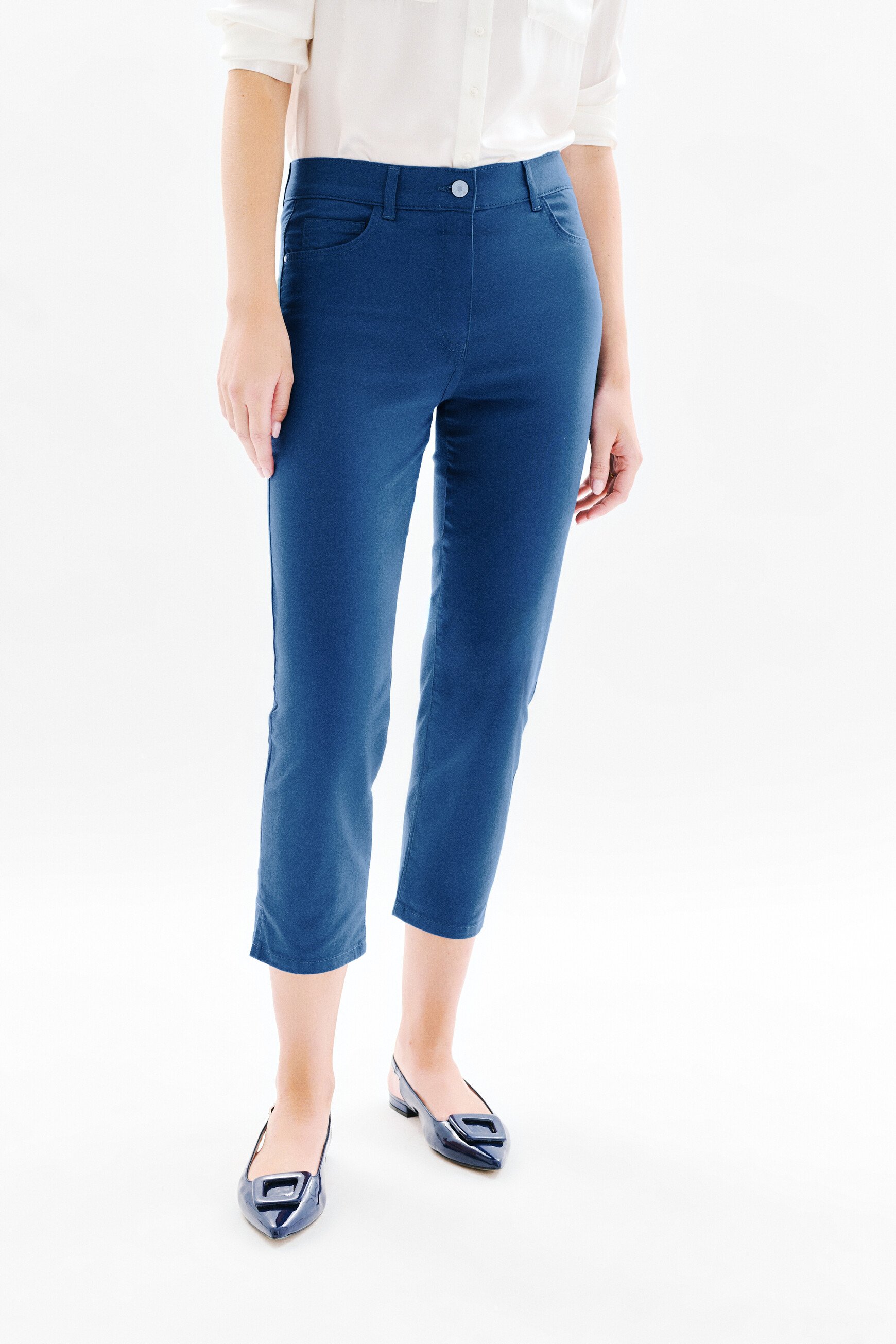 Driekwartbroek Mason denim stone vrouw