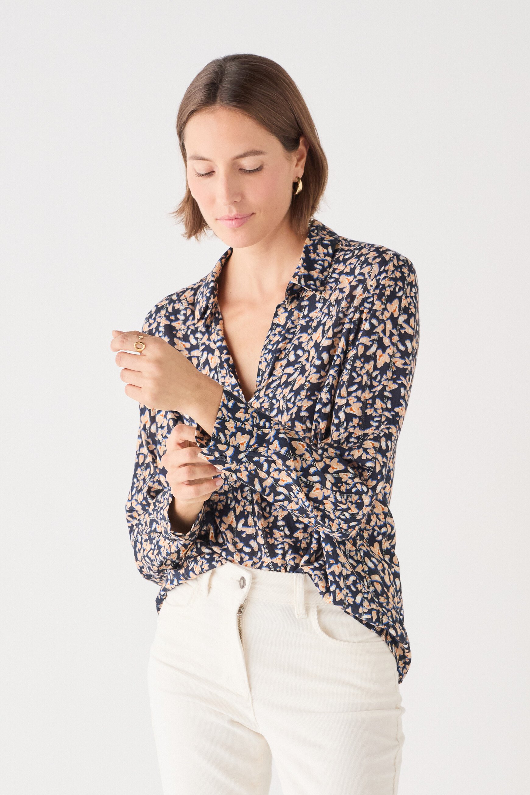bluse lovely1 marineblau damen Bluse Lovely1 marineblau damen