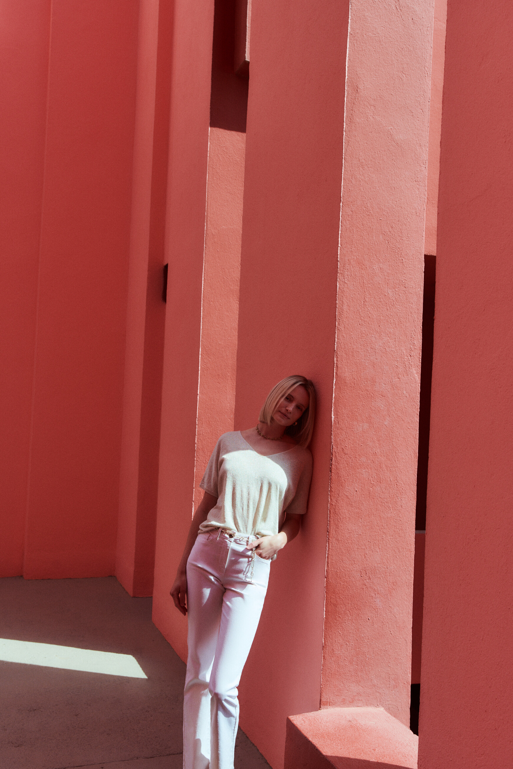 Pmalcolm pants ecru woman