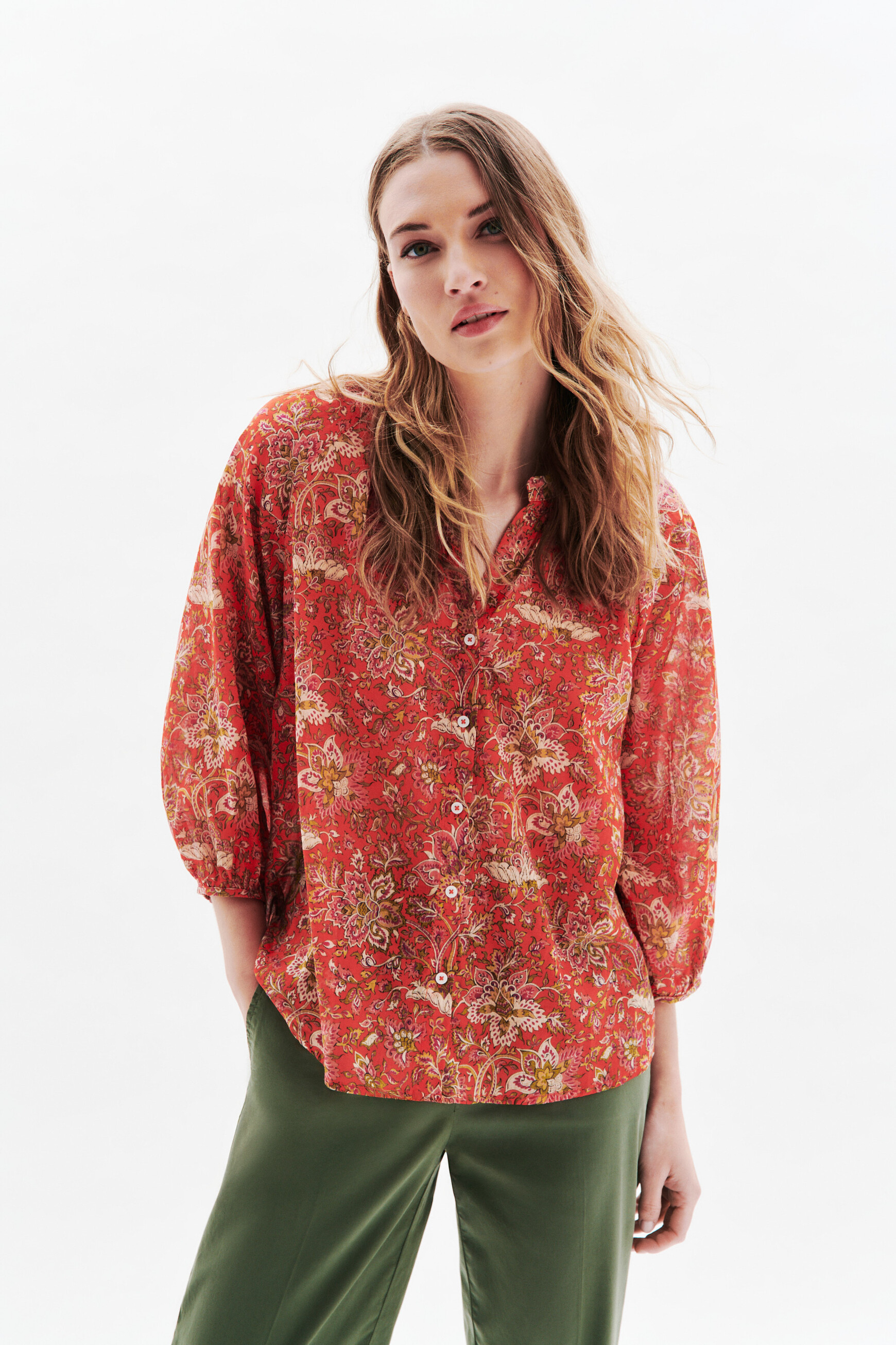 chemise caubie2 rouge femme Chemise Caubie2 rouge femme