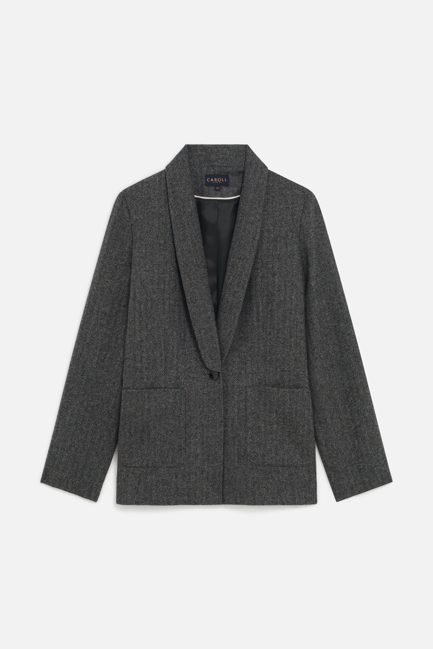 Veste valeria gris fonce femme