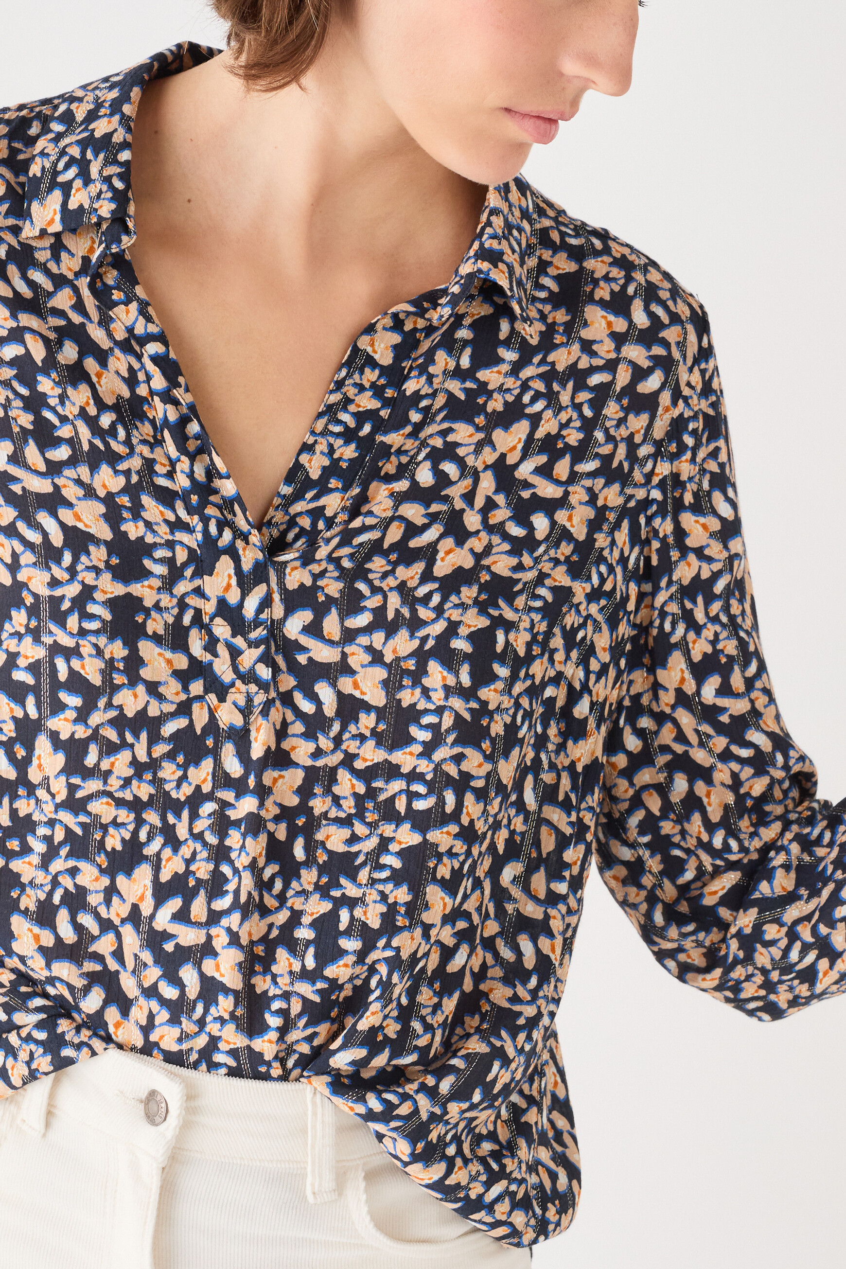 bluse lovely1 marineblau damen Bluse Lovely1 marineblau damen