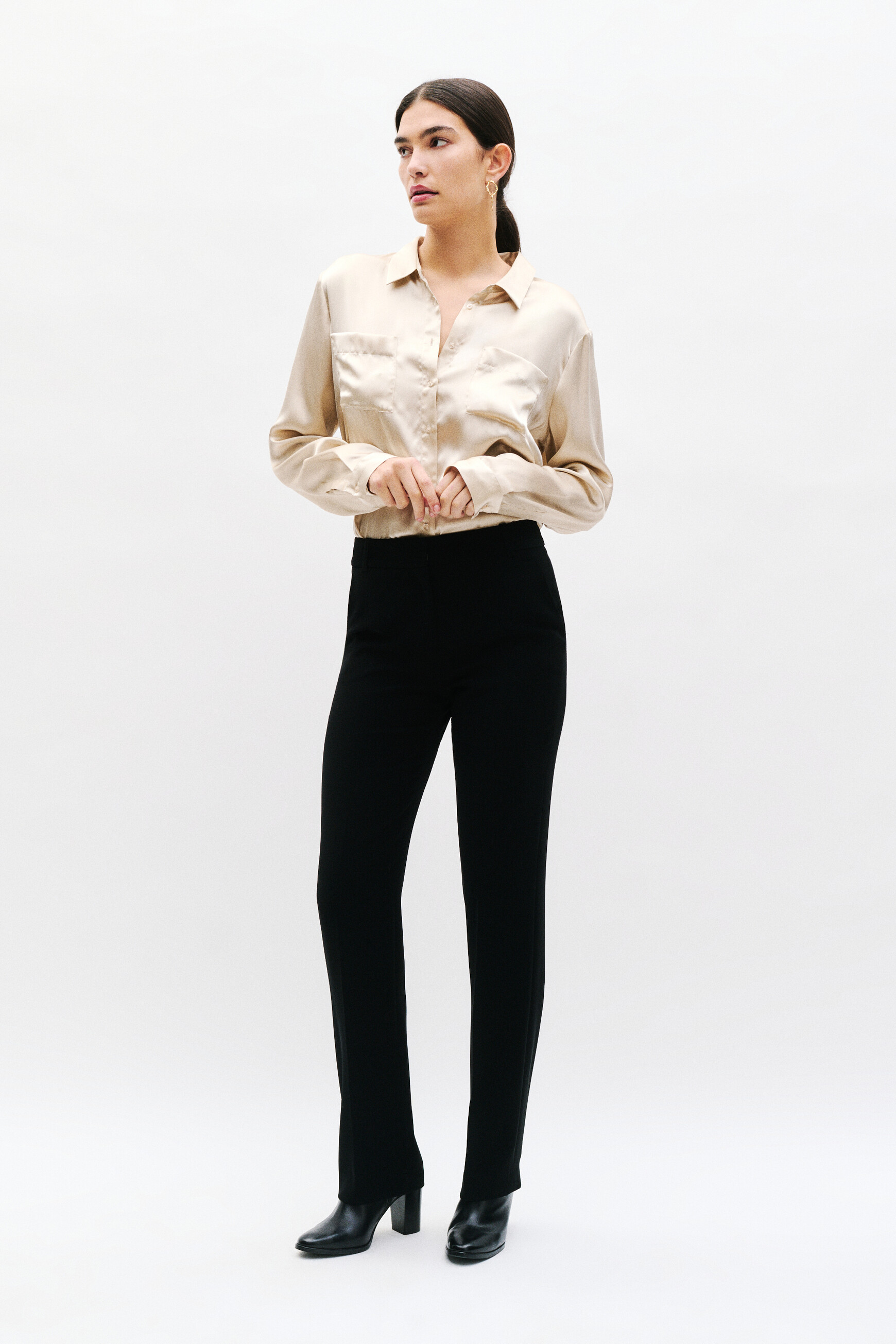 Pantalon noir sales femme caroll
