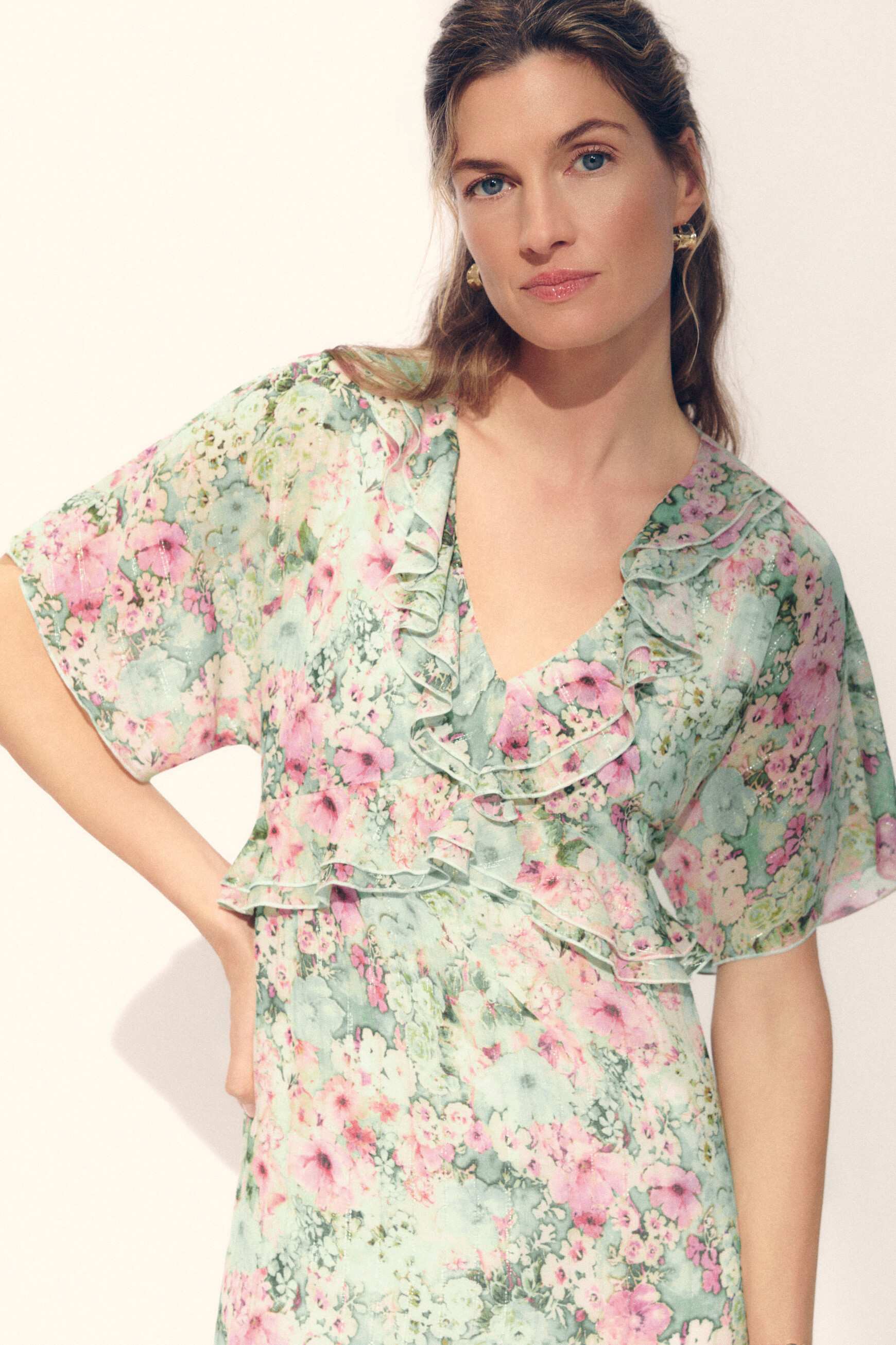 Robe Rcamille vert clair femme