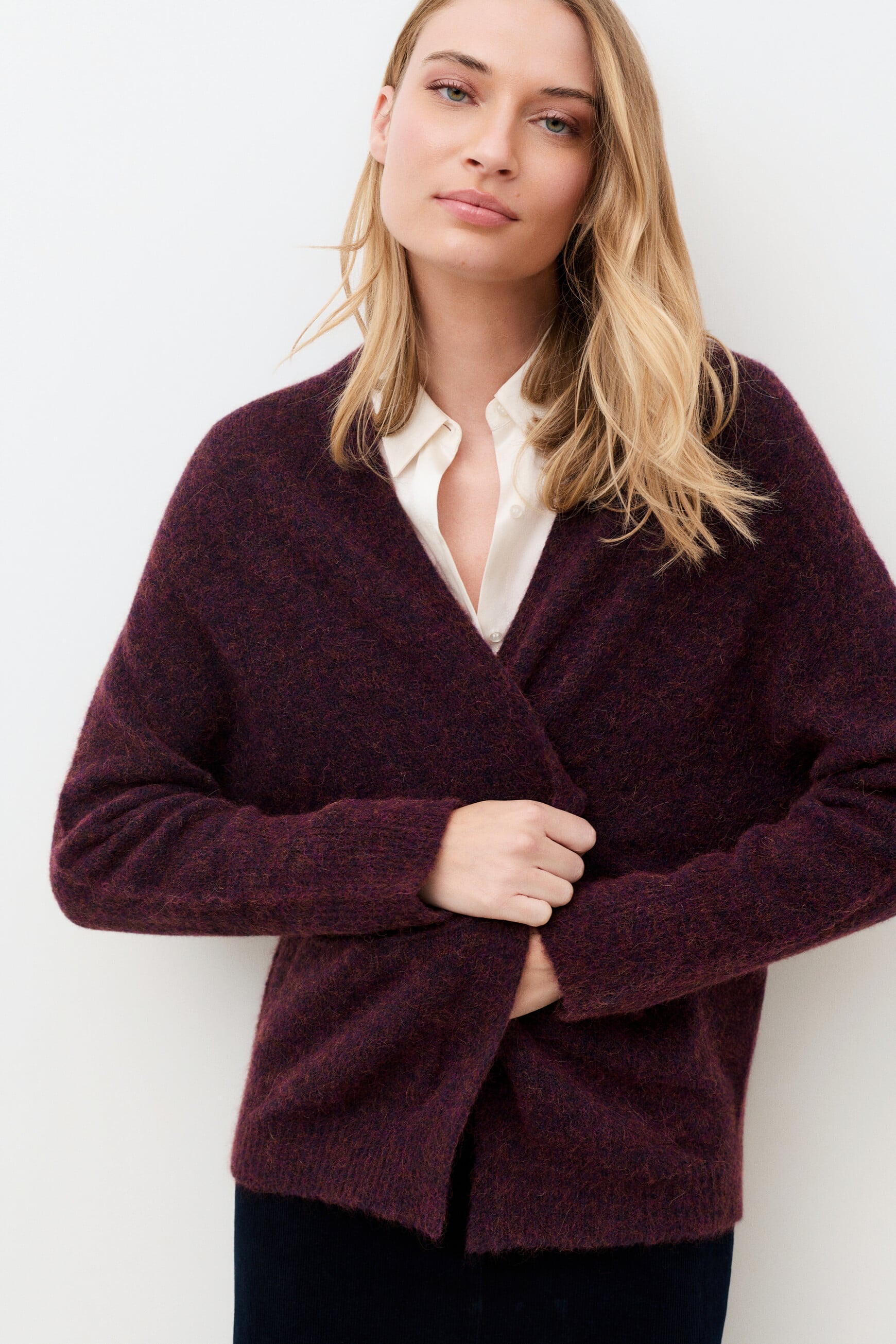 Mgilda cardigan plum woman