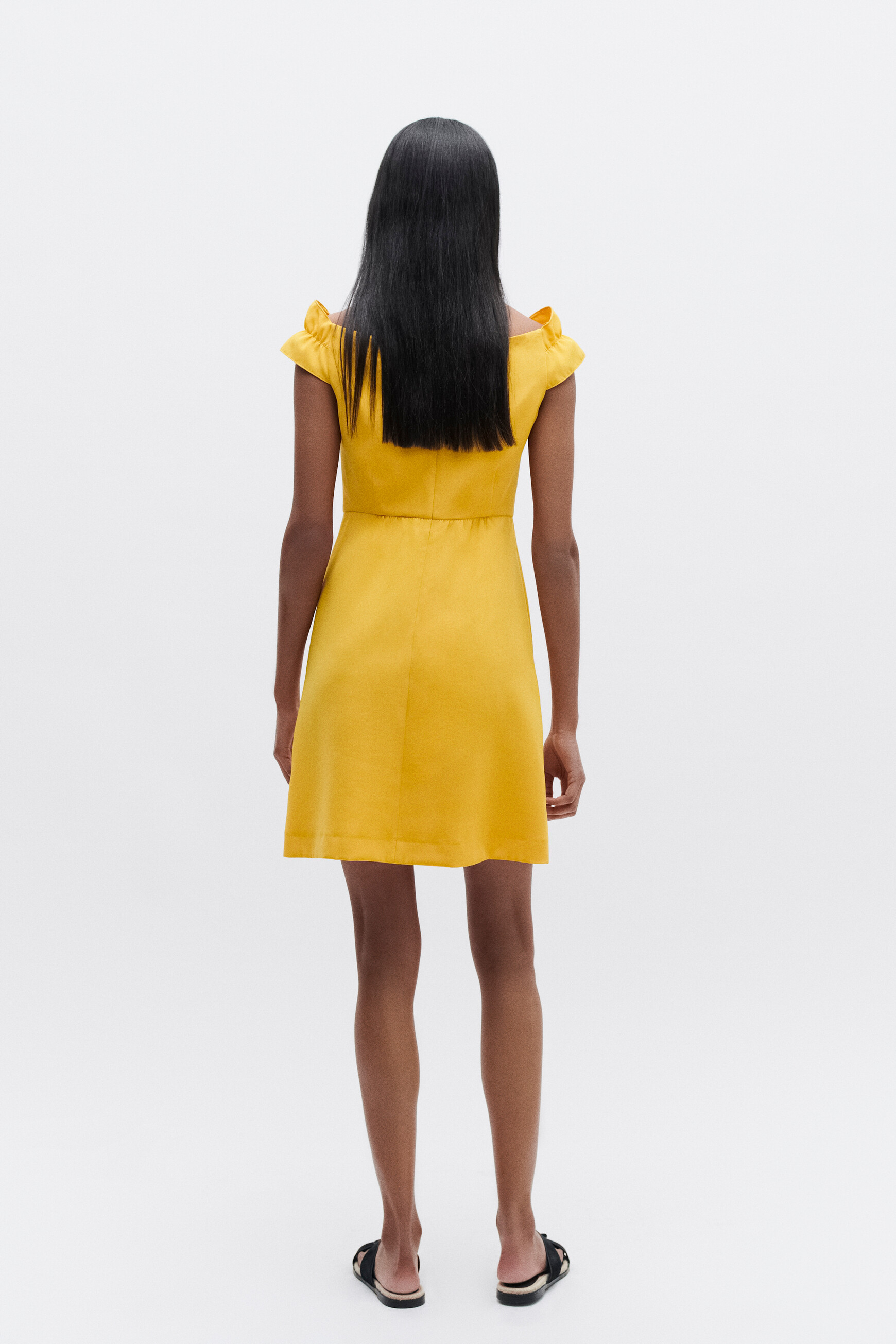 robe margaux jaune or femme Robe margaux jaune or femme