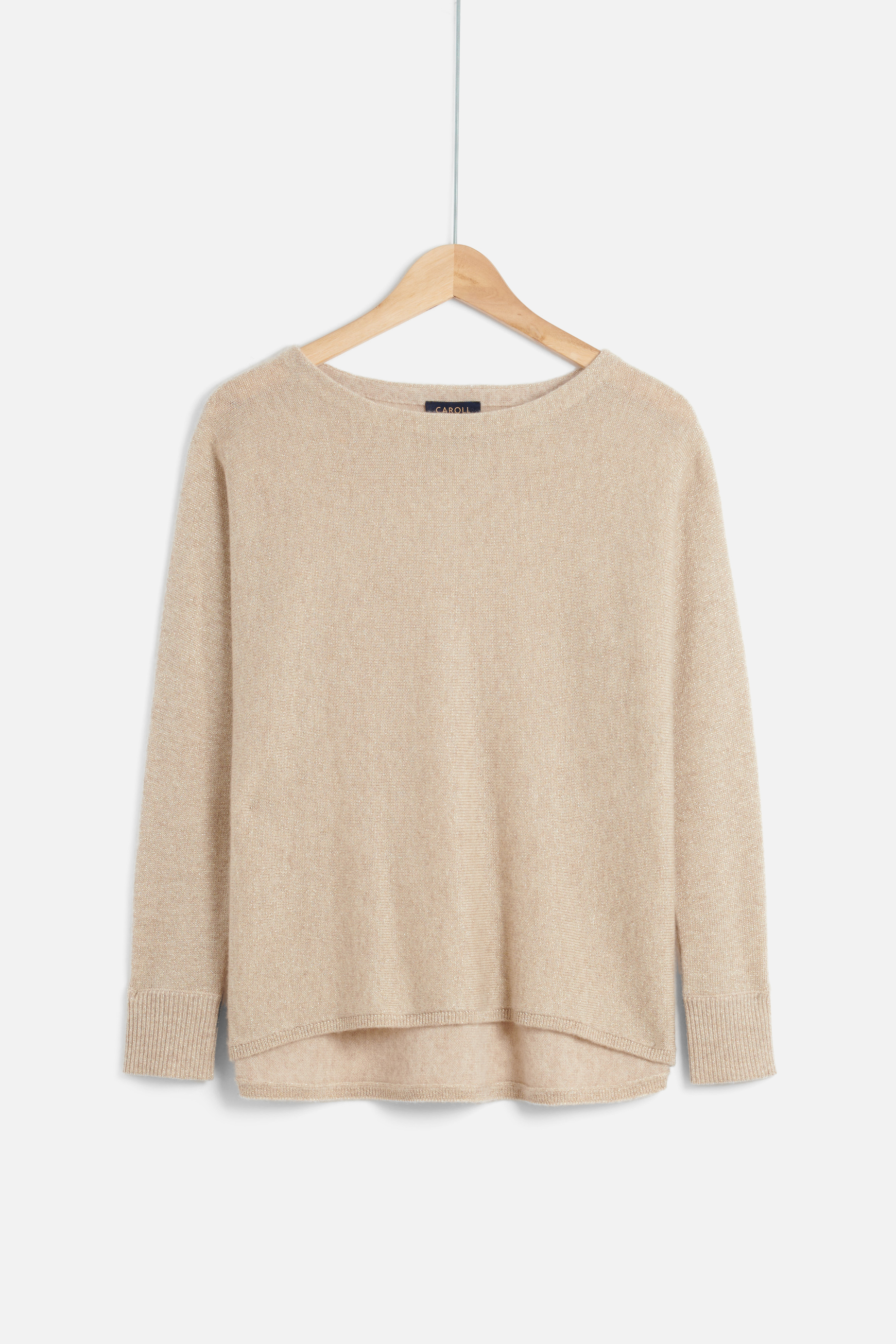 pull amelia lurex beige femme pull amelia lurex beige femme