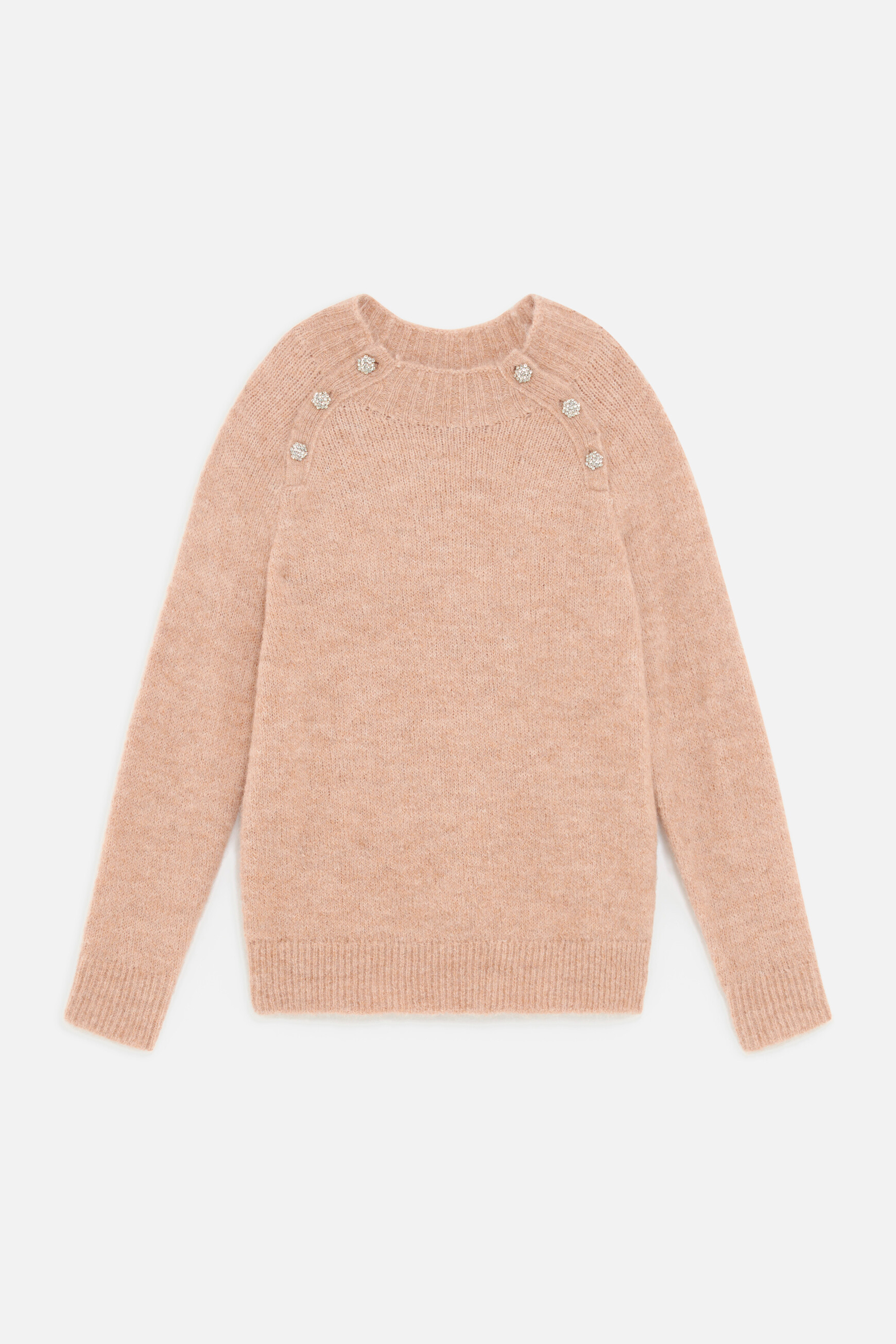 Pull marron femme sales