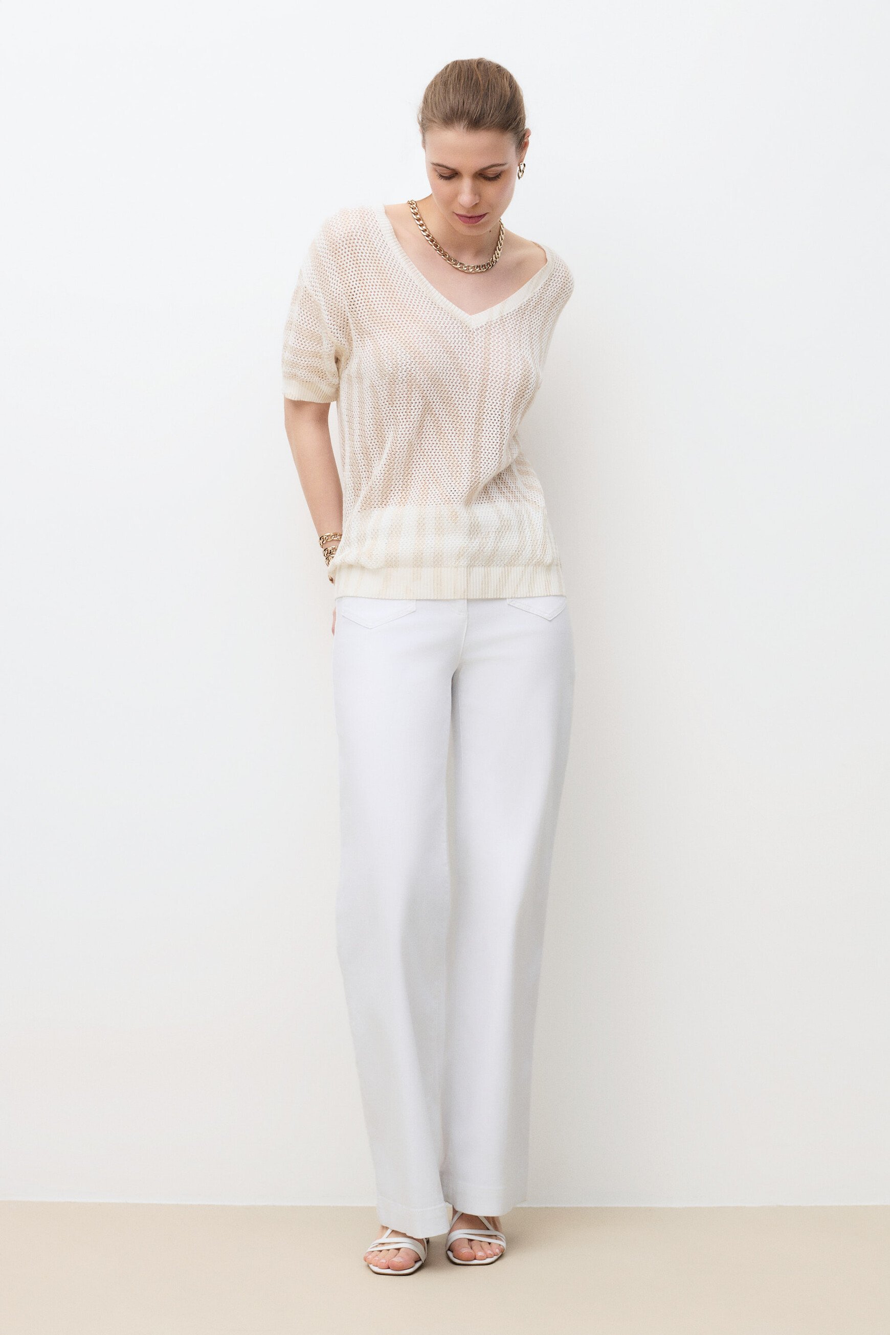 Miami2 sweater gold woman