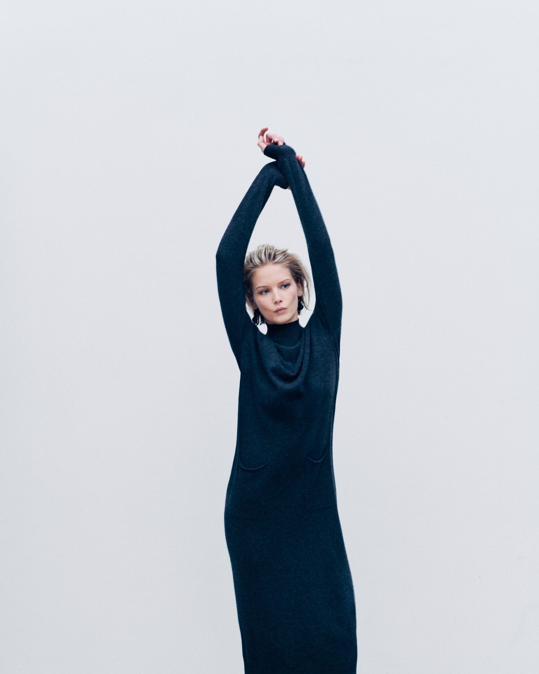 rnora dress made in italy dark grey woman Rnora dress made in Italy dark grey woman