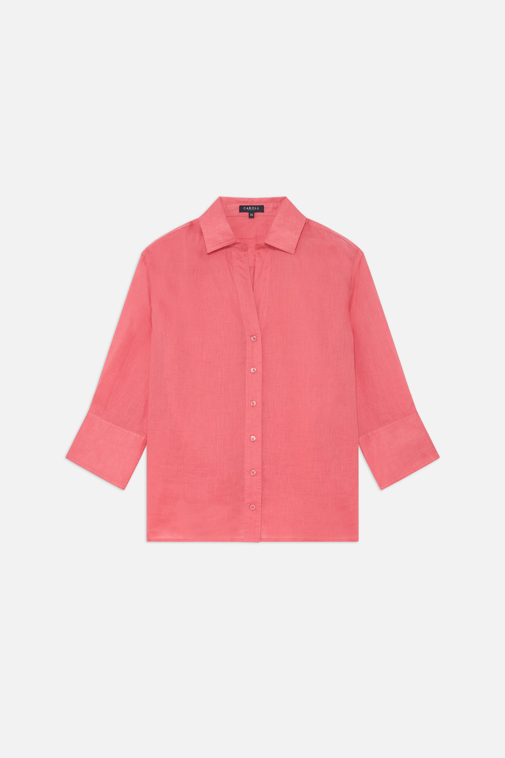 chemise coraline 100 lin rose femme Chemise coraline 100% lin rose femme