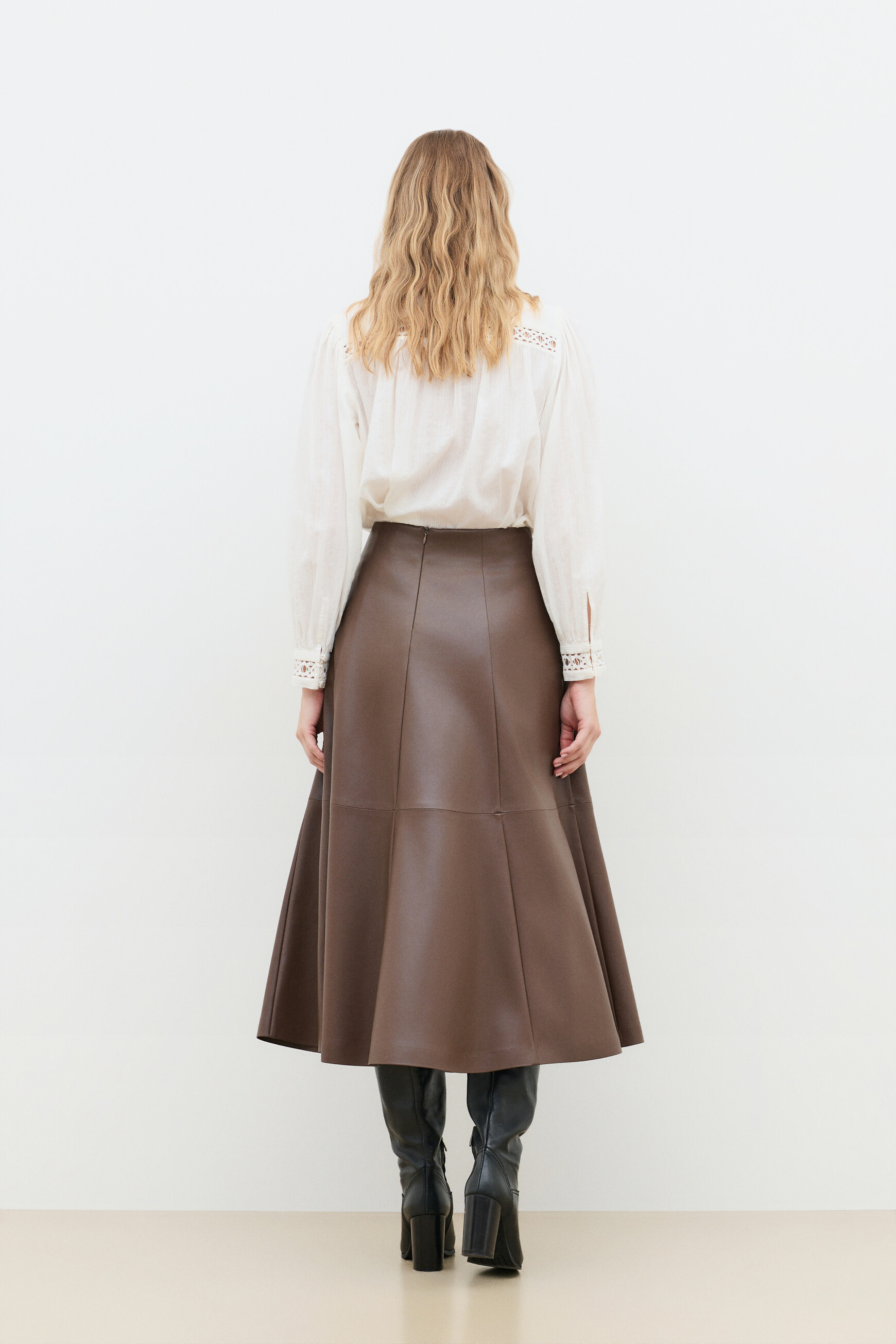 Jupe Jpeyton marron chocolat femme