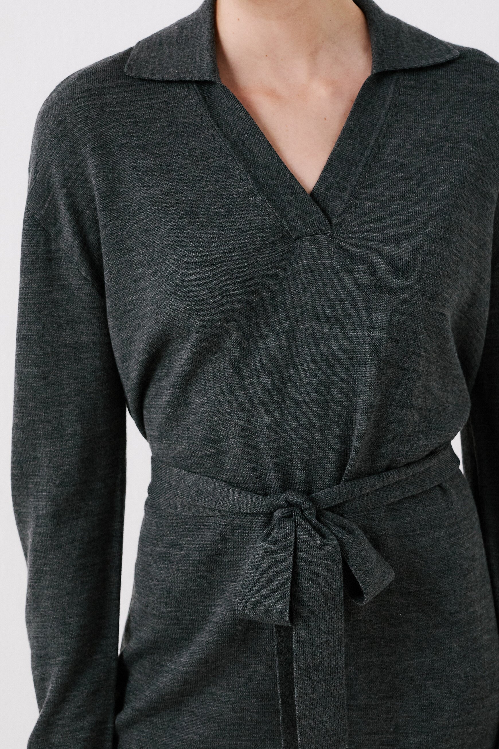 Robe rmilan gris fonce femme