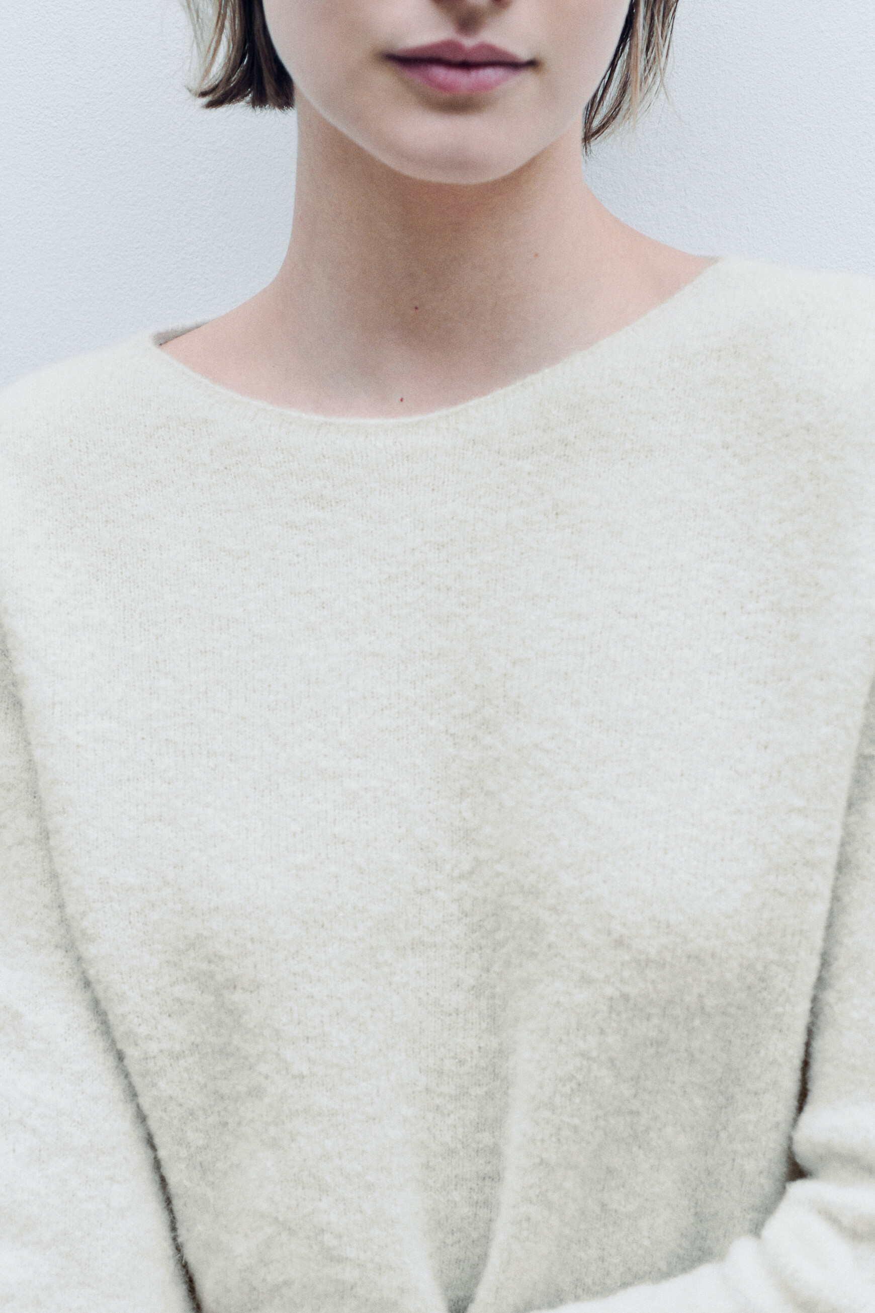 Pull Beverly made in Italy ivoire femme