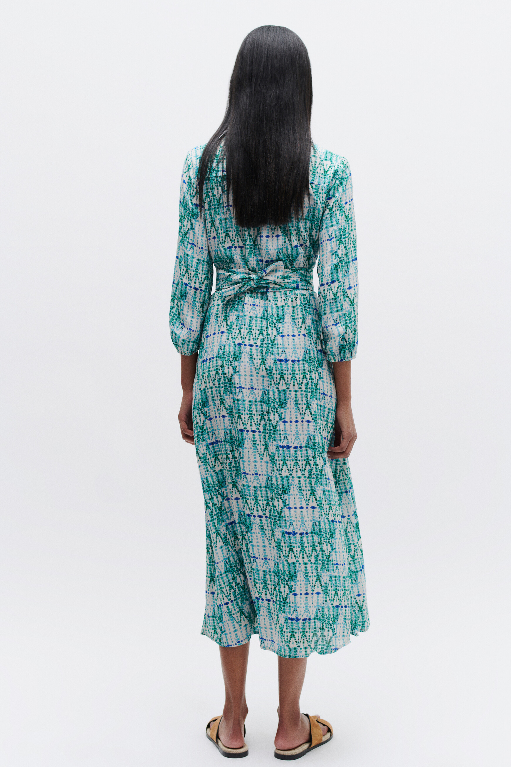 robe nila vert emeraude femme