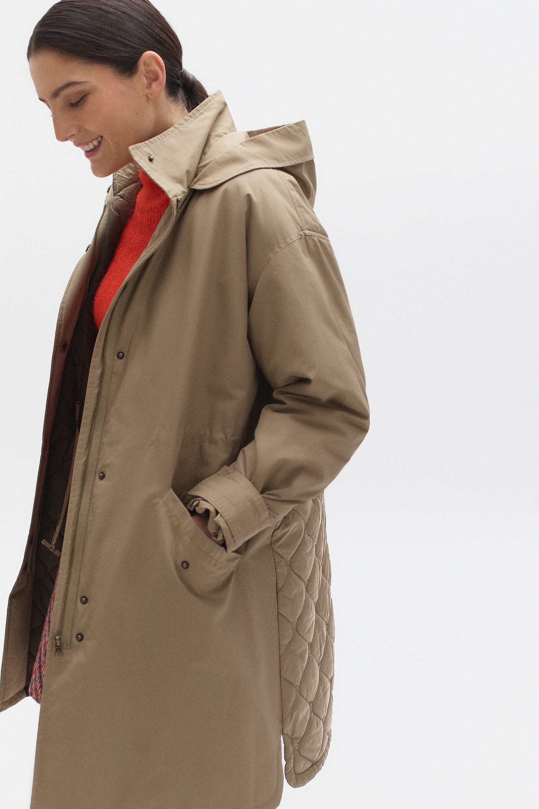 parka milo creme femme parka milo creme femme