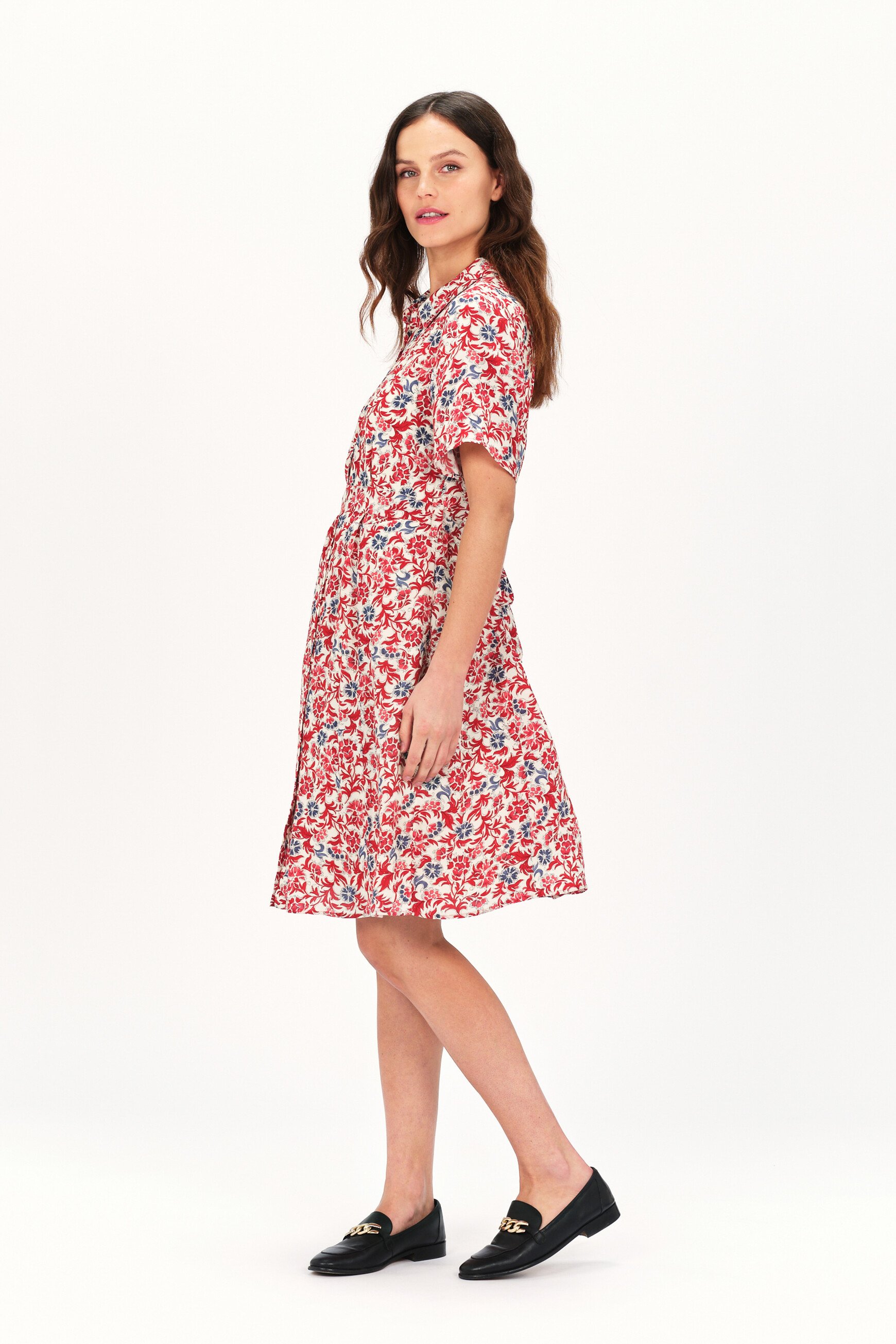 Robe romeo rouge clair femme