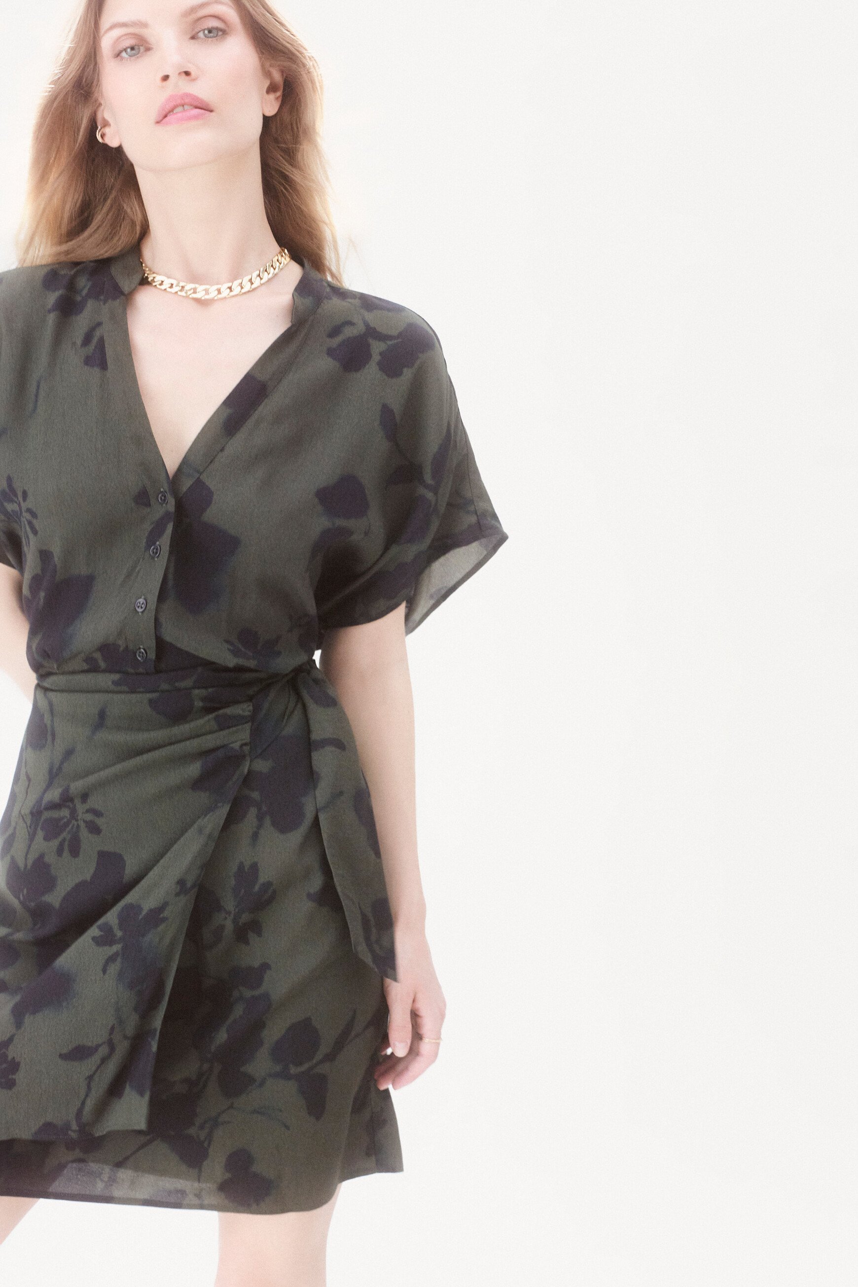 robe rash vert kaki femme Robe Rash vert kaki femme
