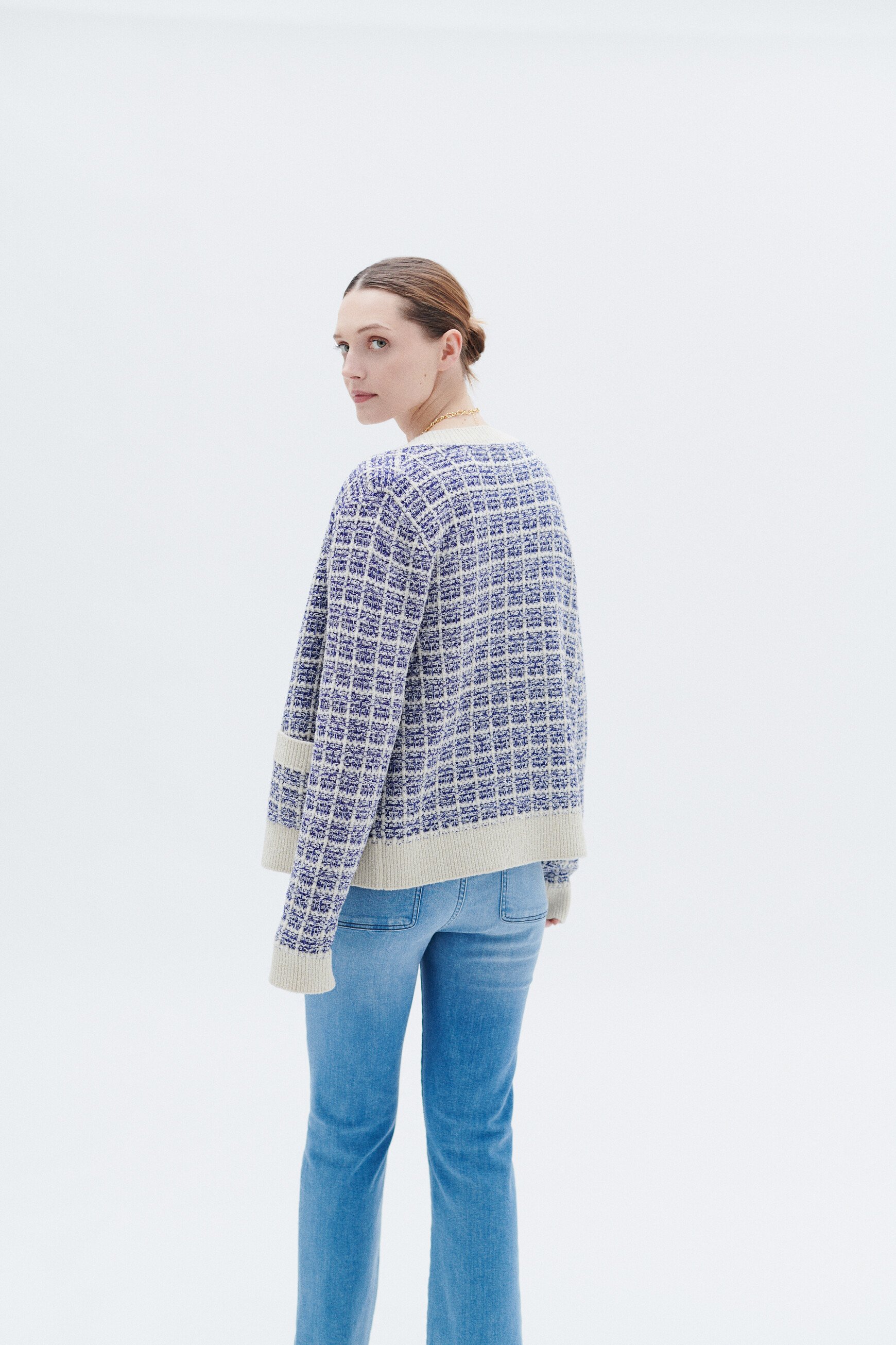 Veste magalie denim baby bleu femme