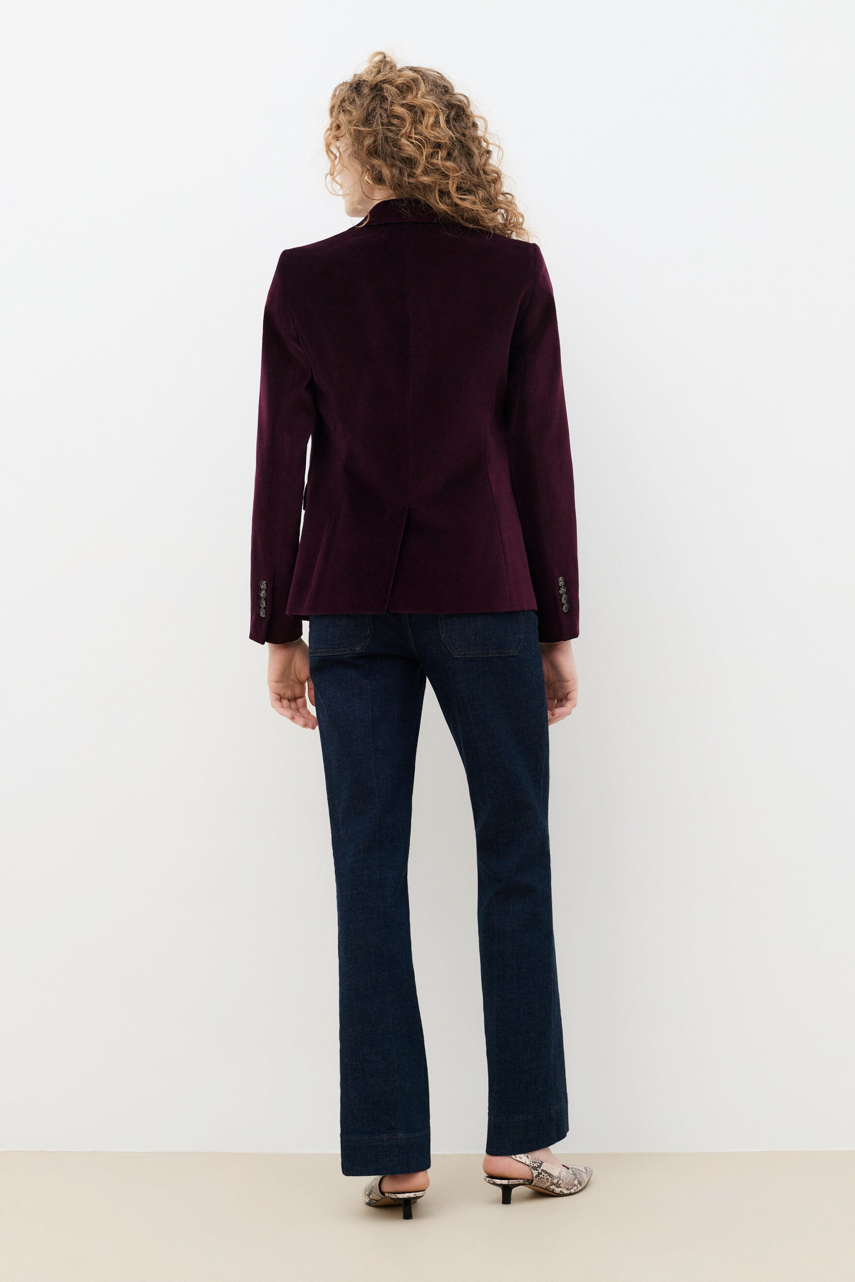 Aurora jacket plum woman