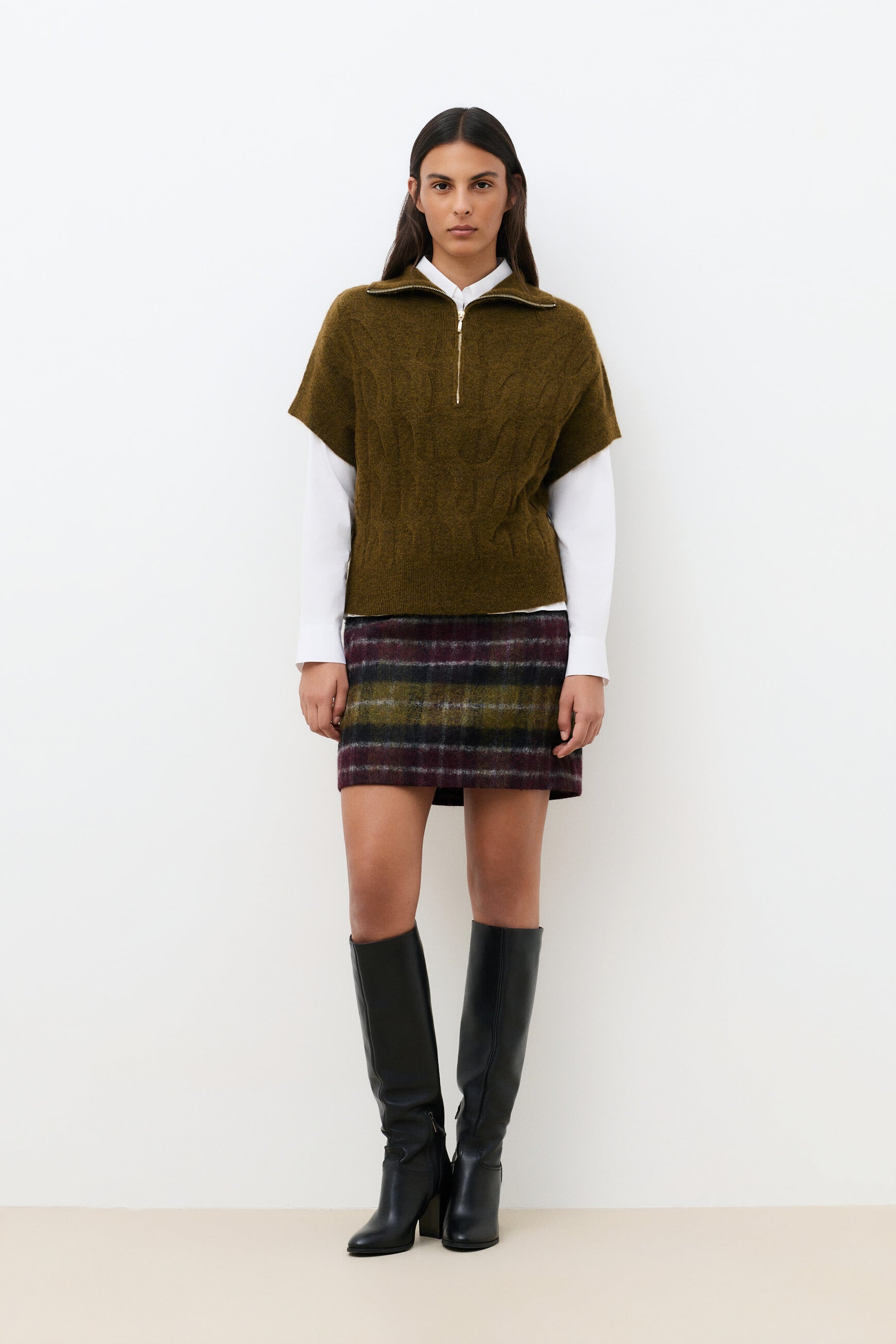 Mtanis sweater khaki green woman