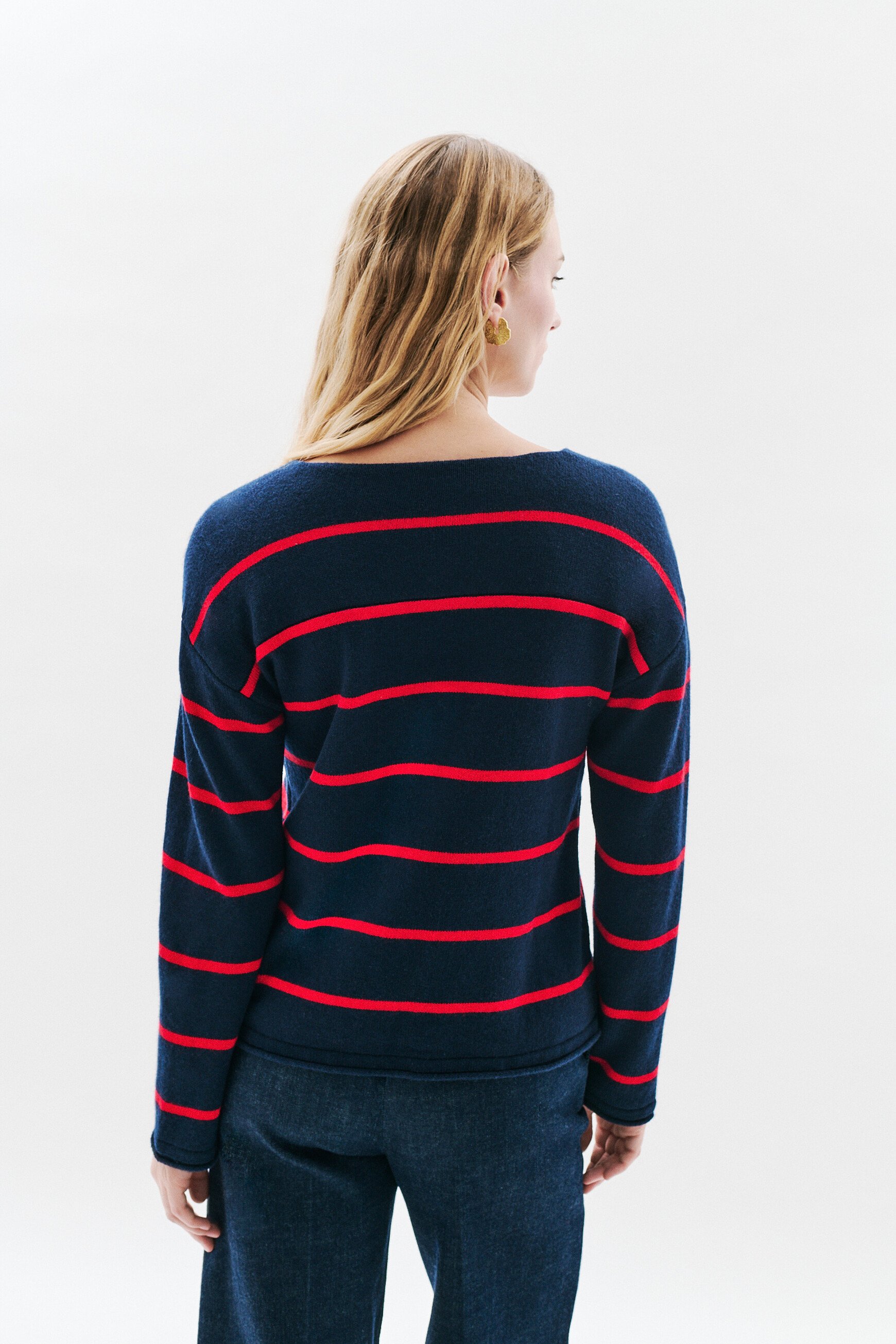 Pull Mloic bleu marine femme