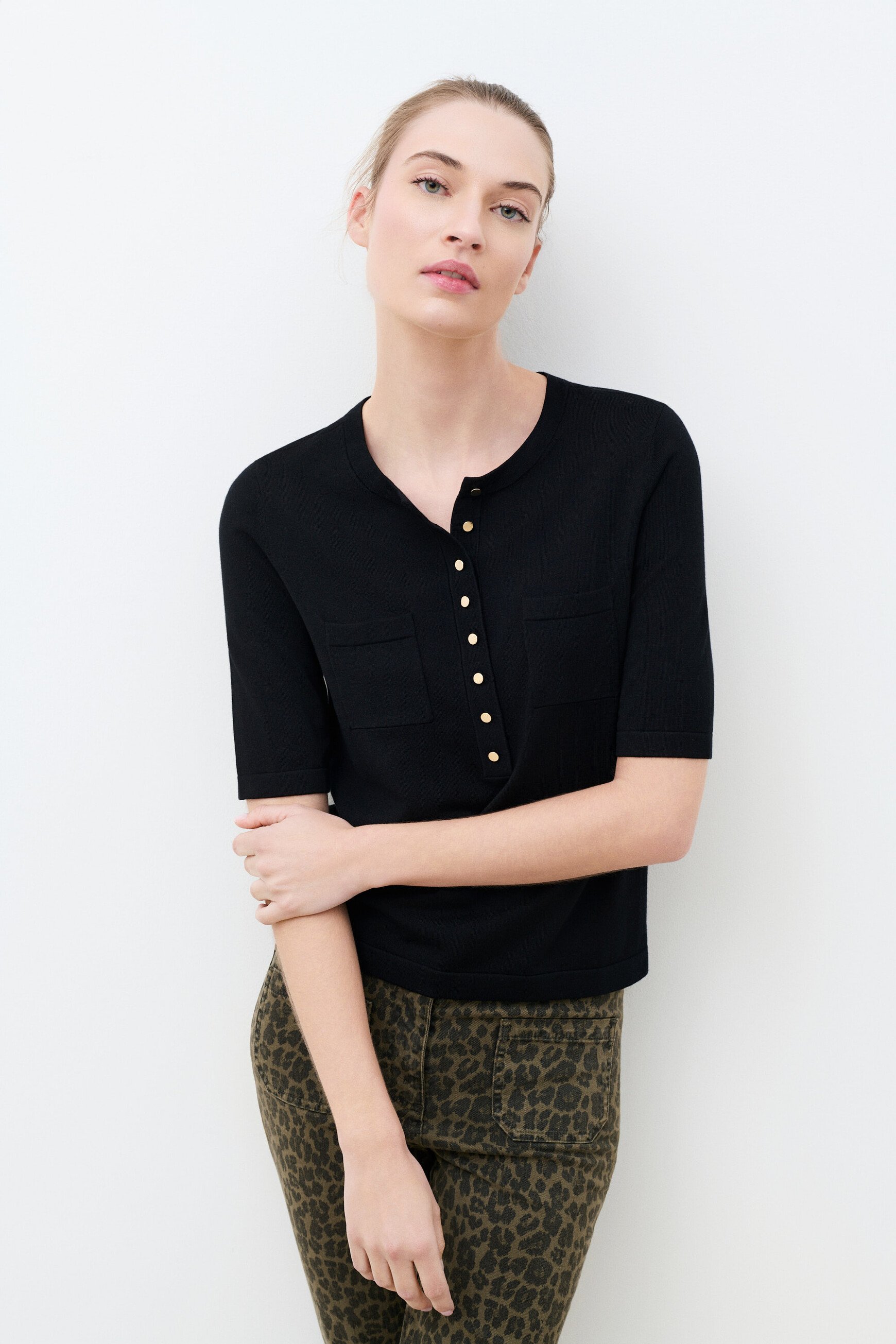 Pull Mconnie noir femme