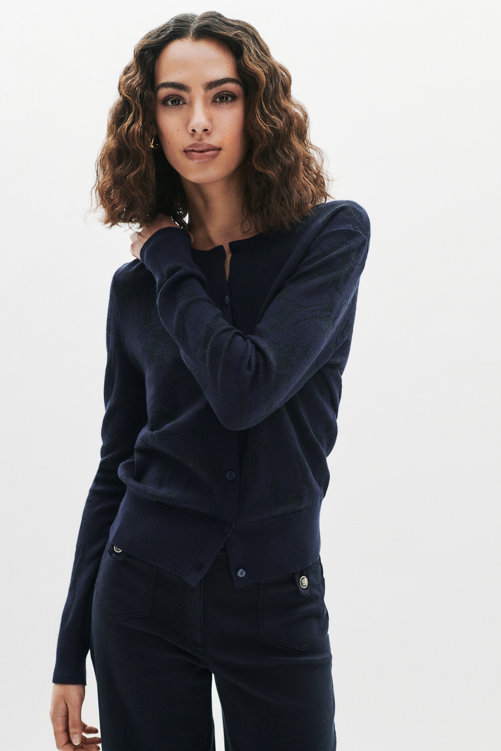 mpaloma gilet marineblauw vrouw Mpaloma gilet marineblauw vrouw