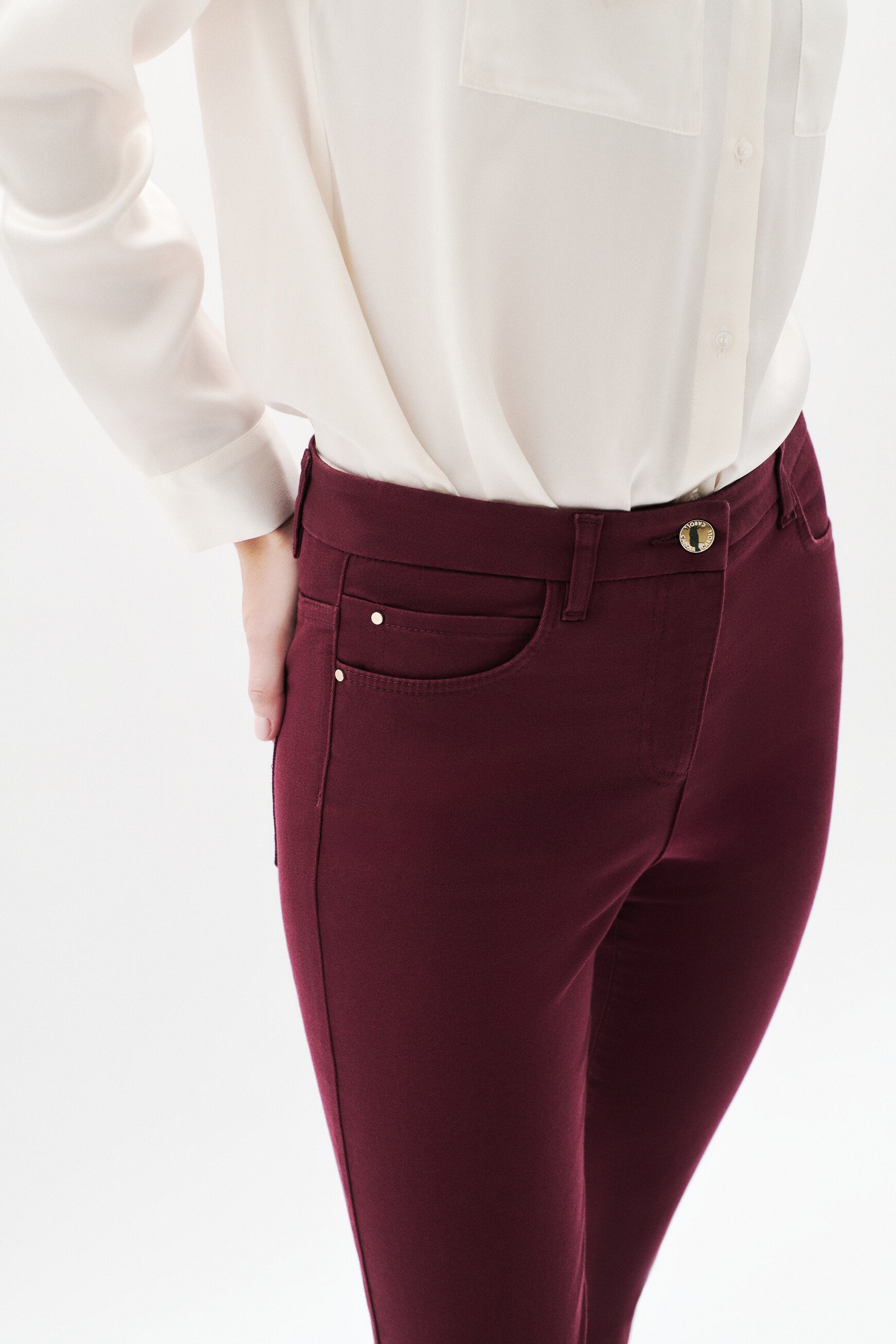 tony trousers burgundy woman Tony trousers burgundy woman