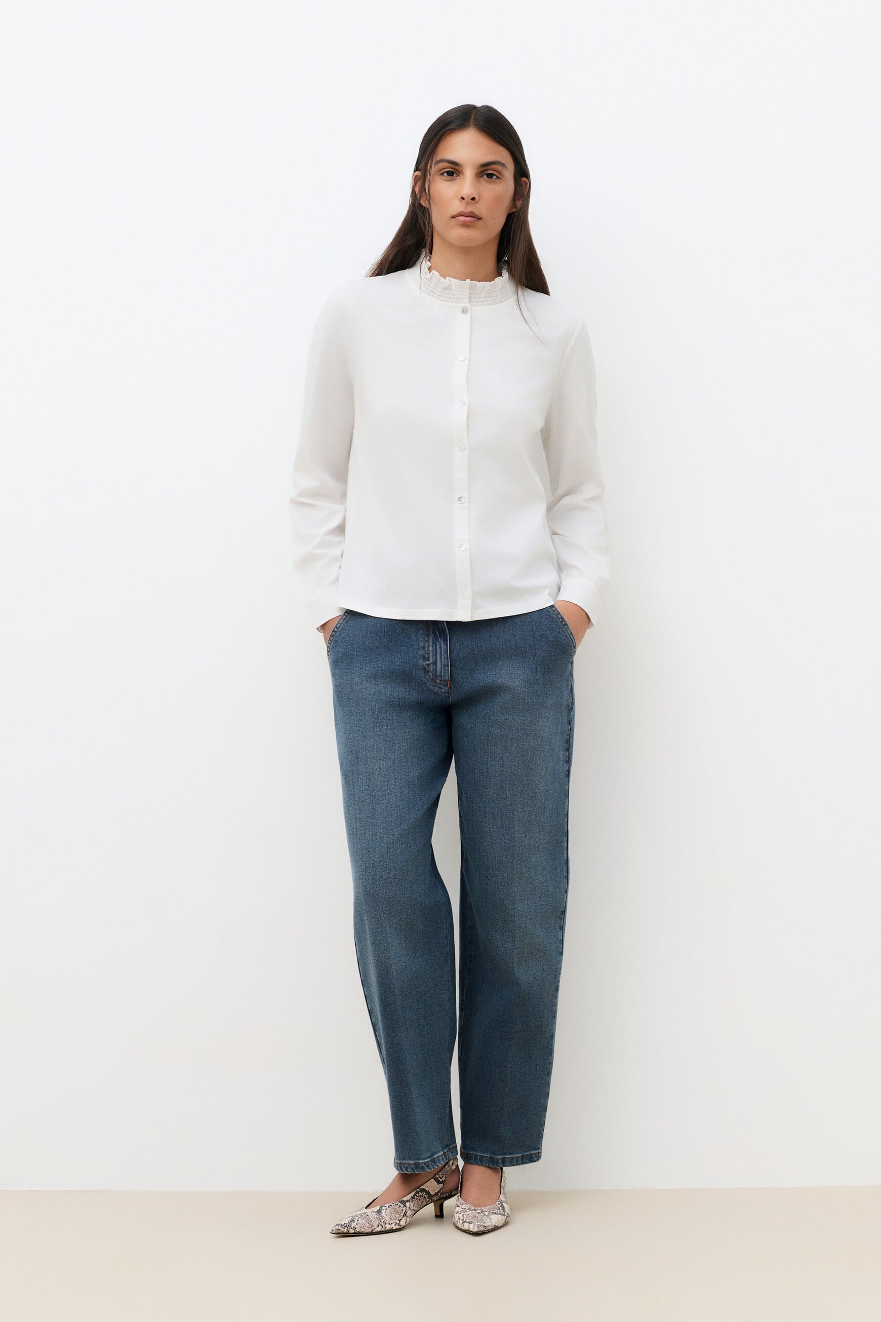 T-shirt Tbeth ecru woman