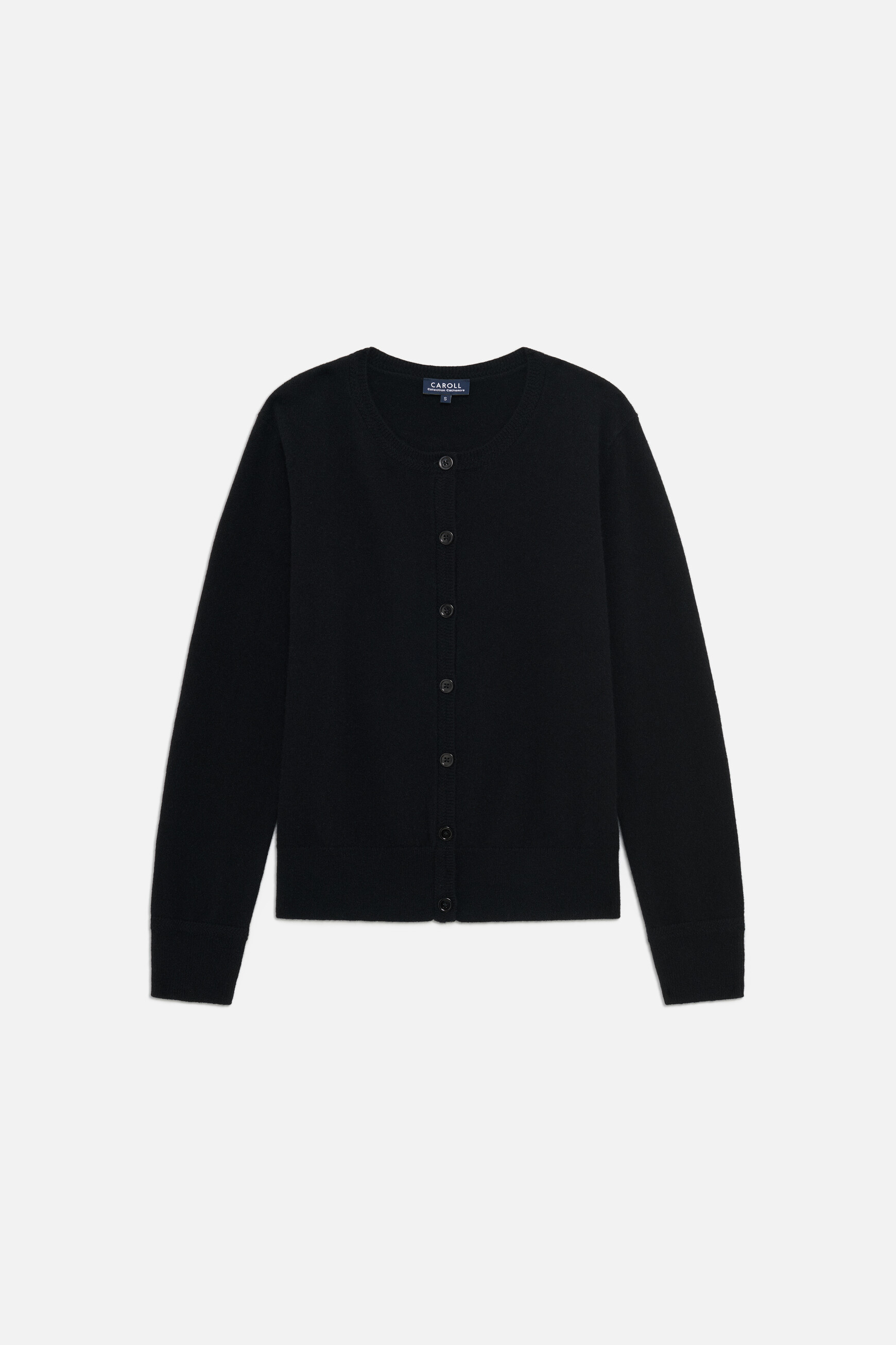 mcaroline 100% cashmere cardigan black woman