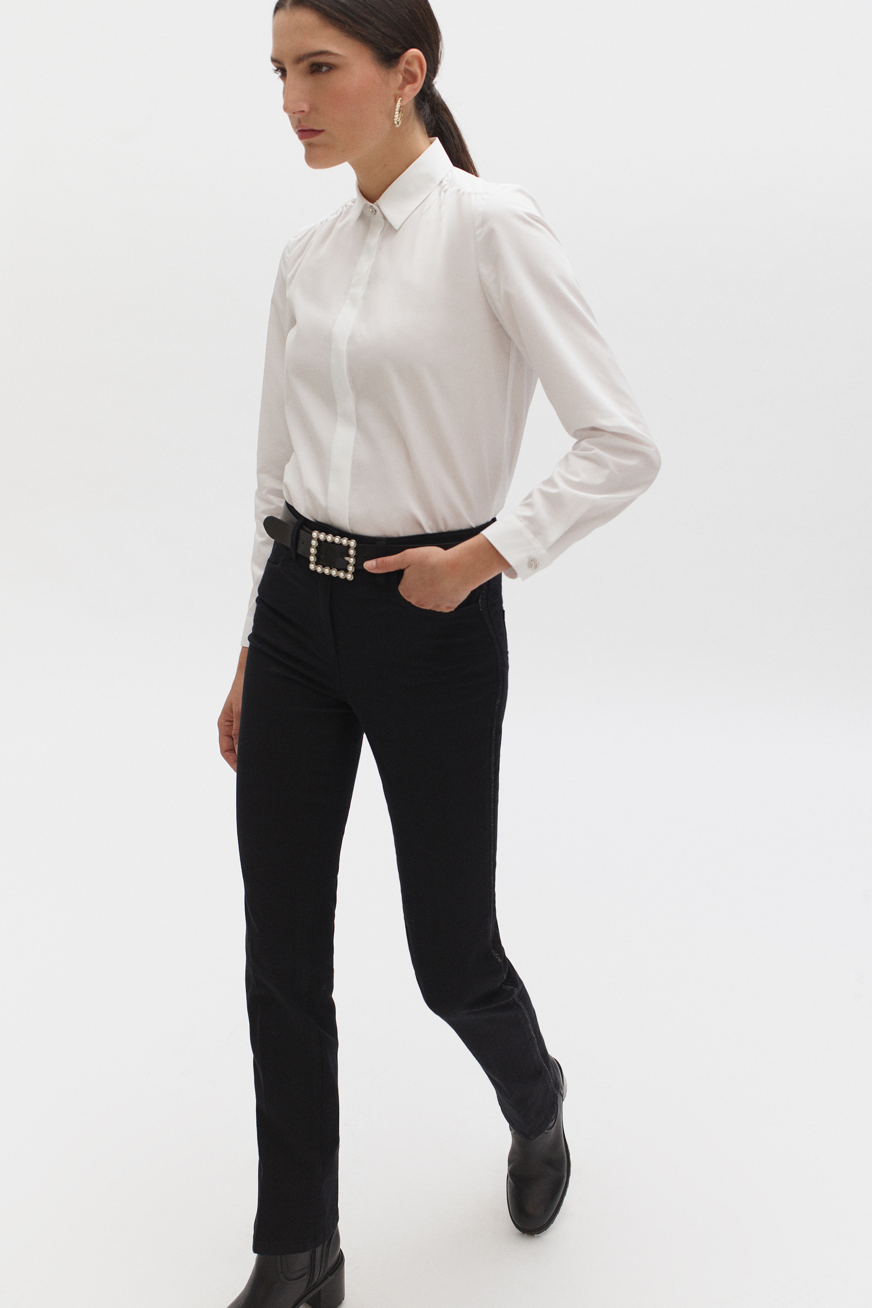 broek miles zwart vrouw Broek Miles zwart vrouw