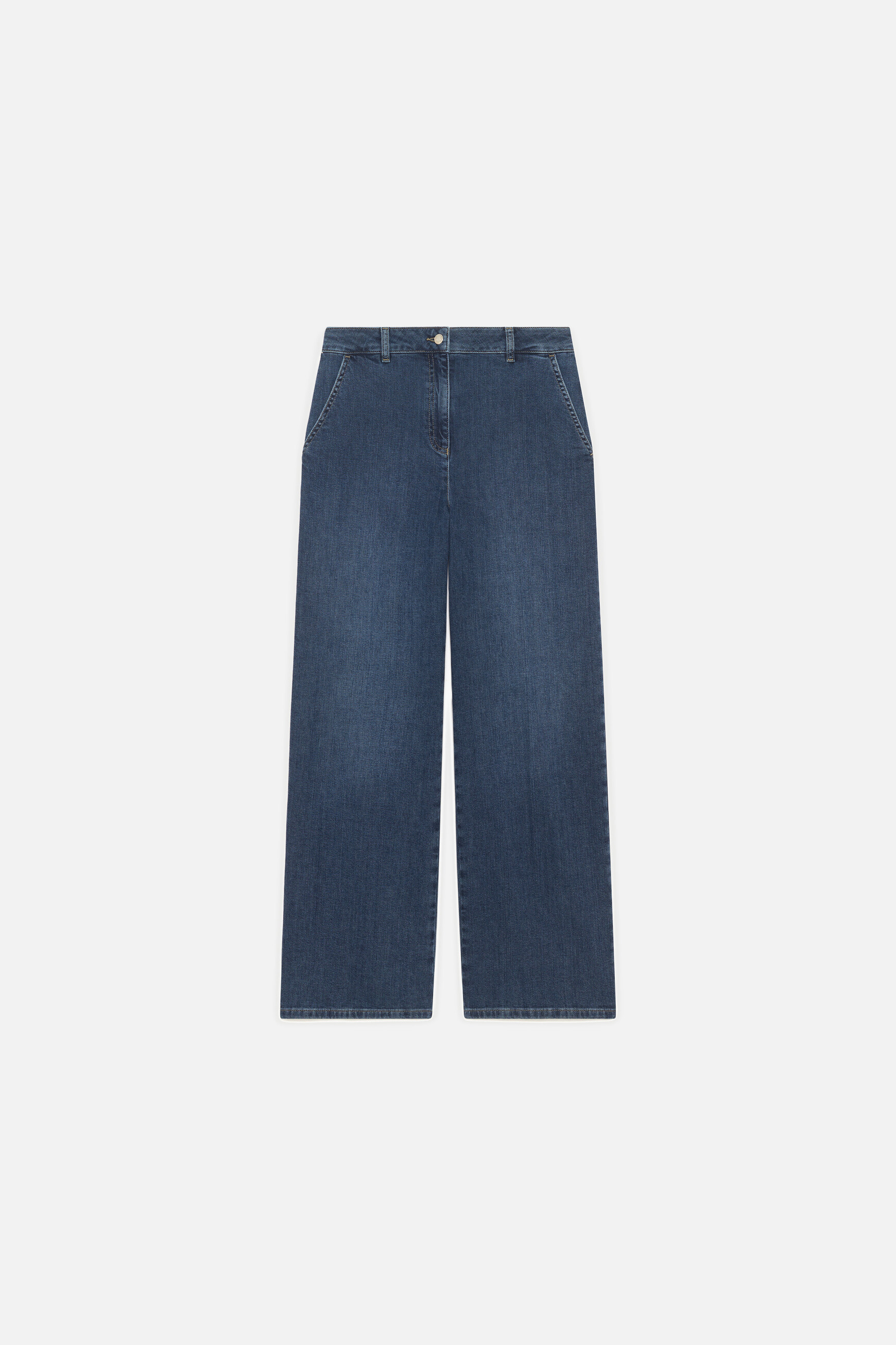 Pesuvio trousers stone denim woman