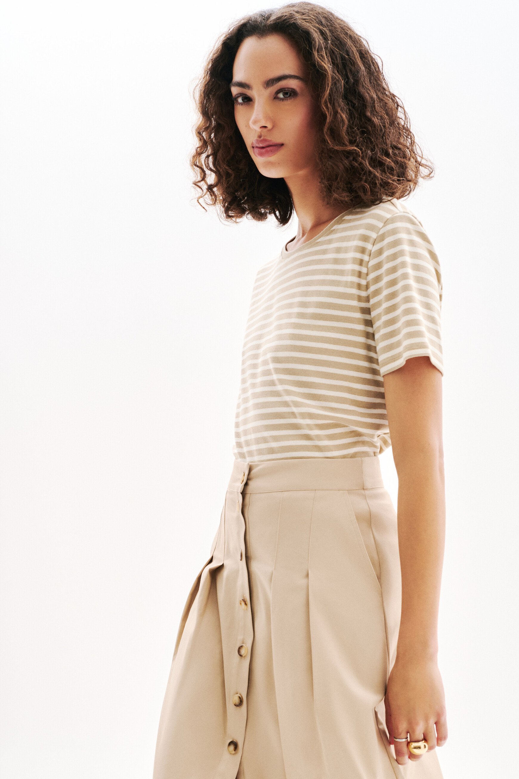 t shirt thea1 taupe femme T-shirt Thea1 taupe femme
