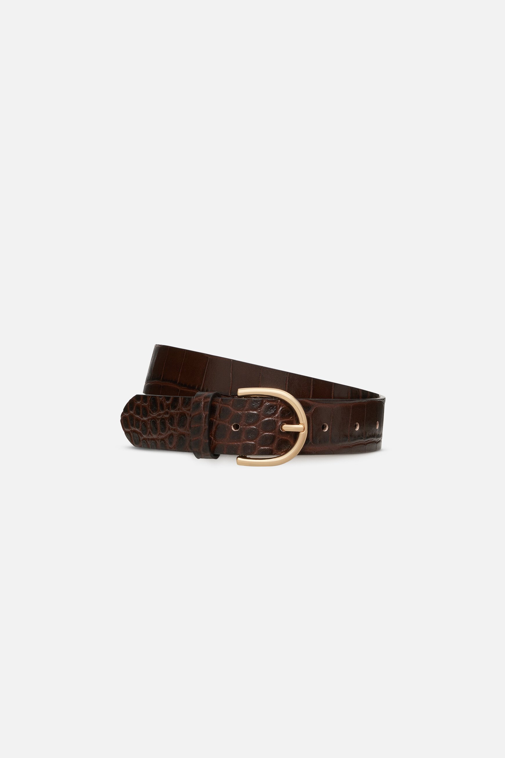 Cintura alix marron foncé donna