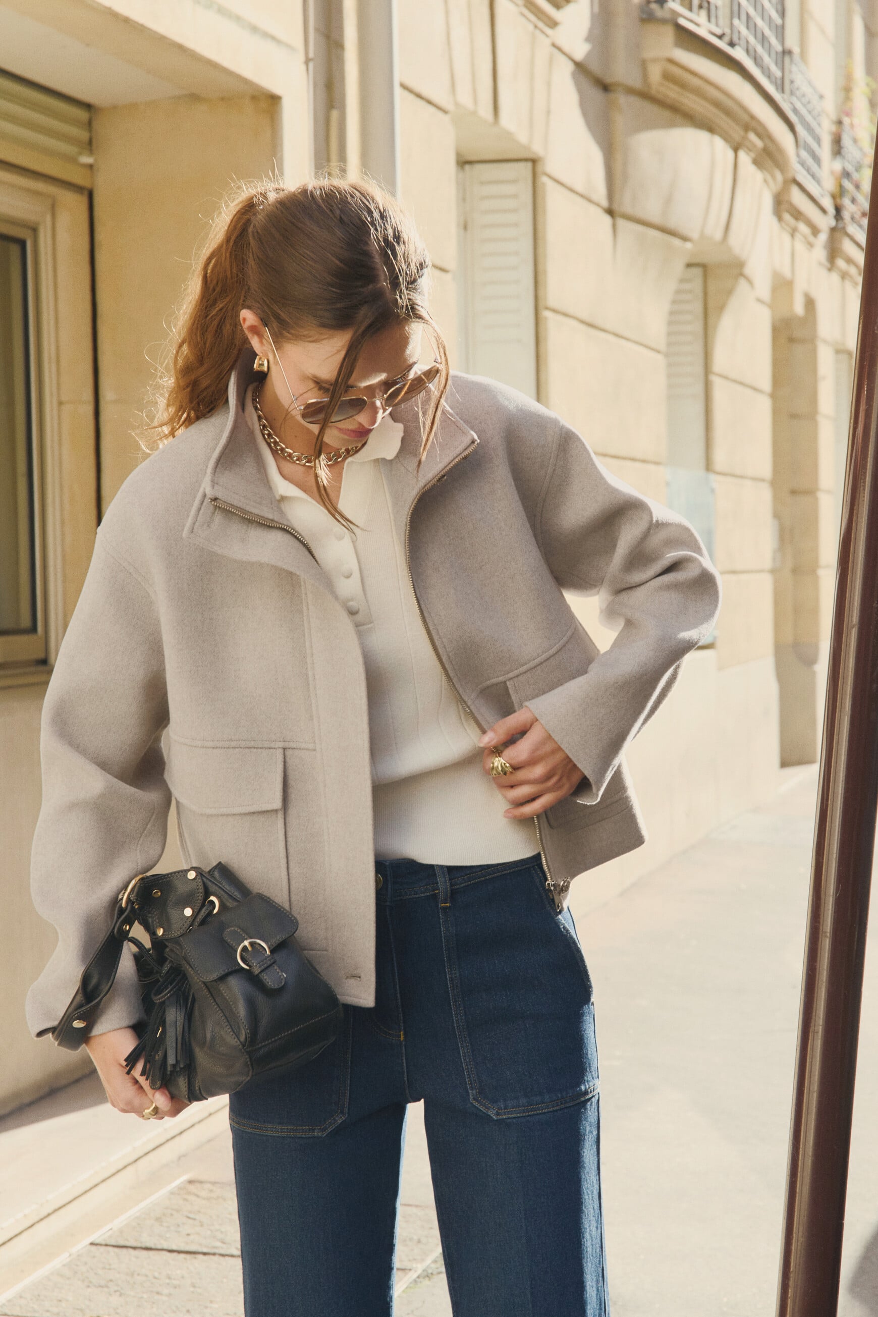 Gmaddie2 coat light brown woman