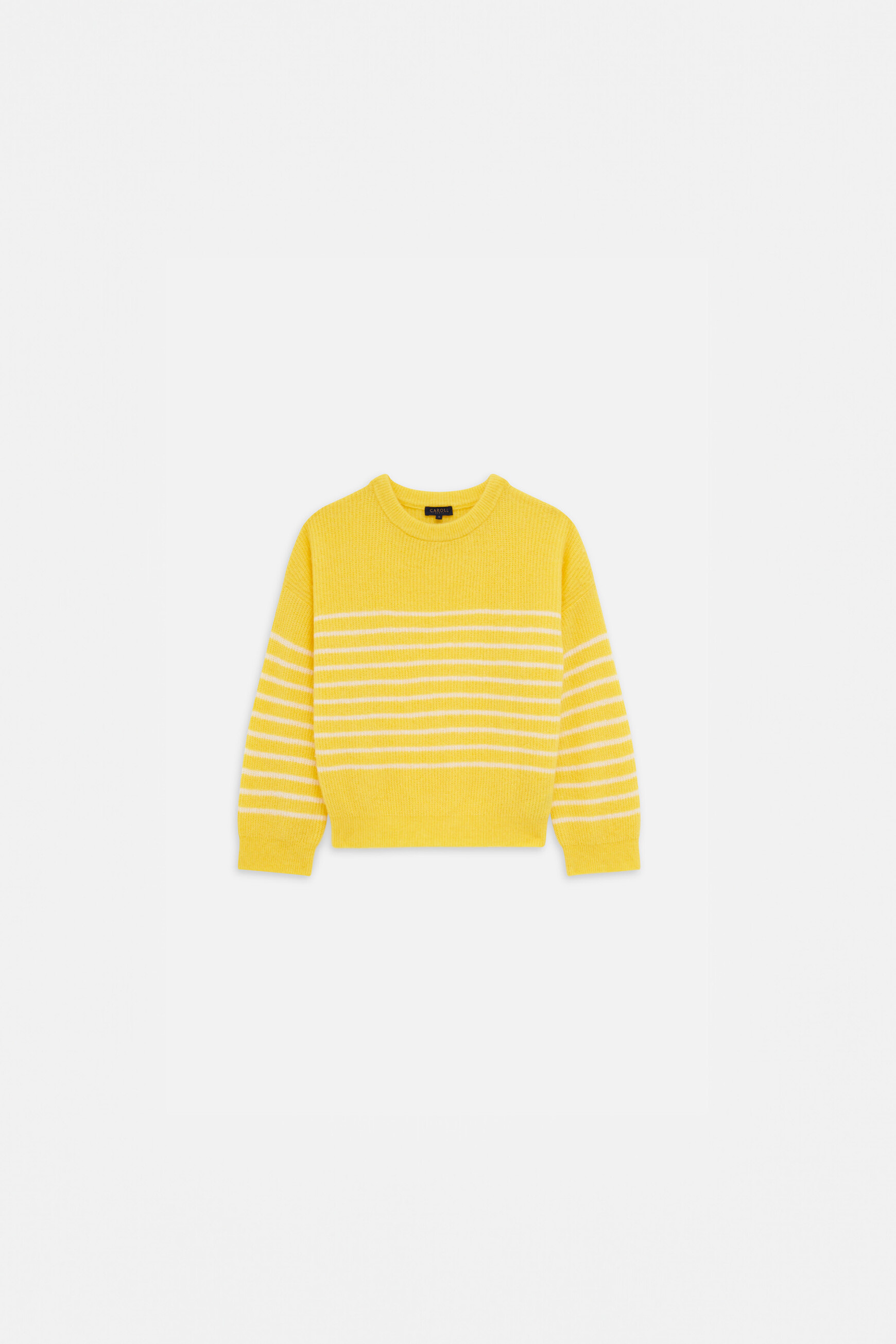 Pull jaune sales poussin femme