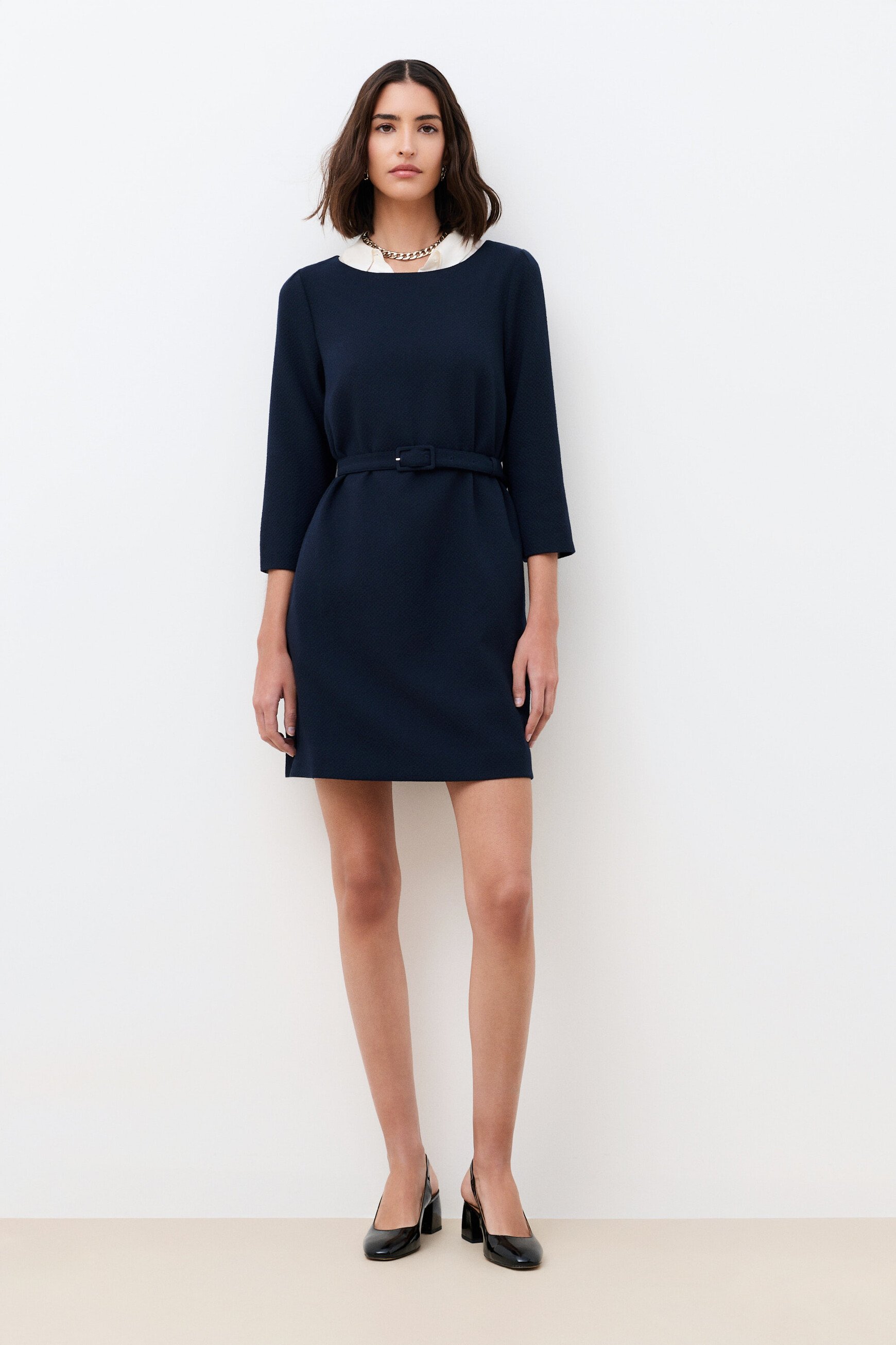 Robe Rjolie bleu marine femme