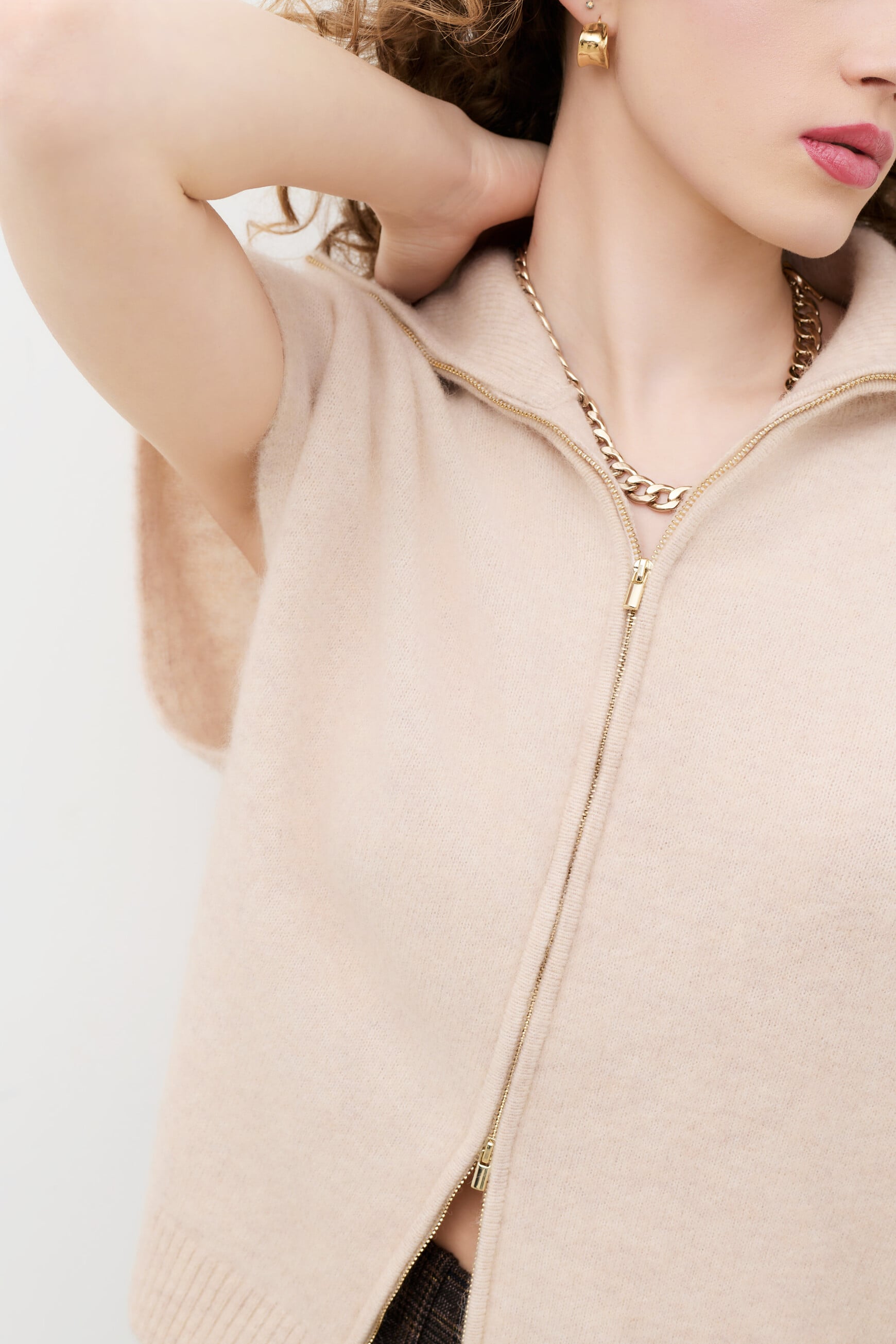 Pull Mitch sable femme