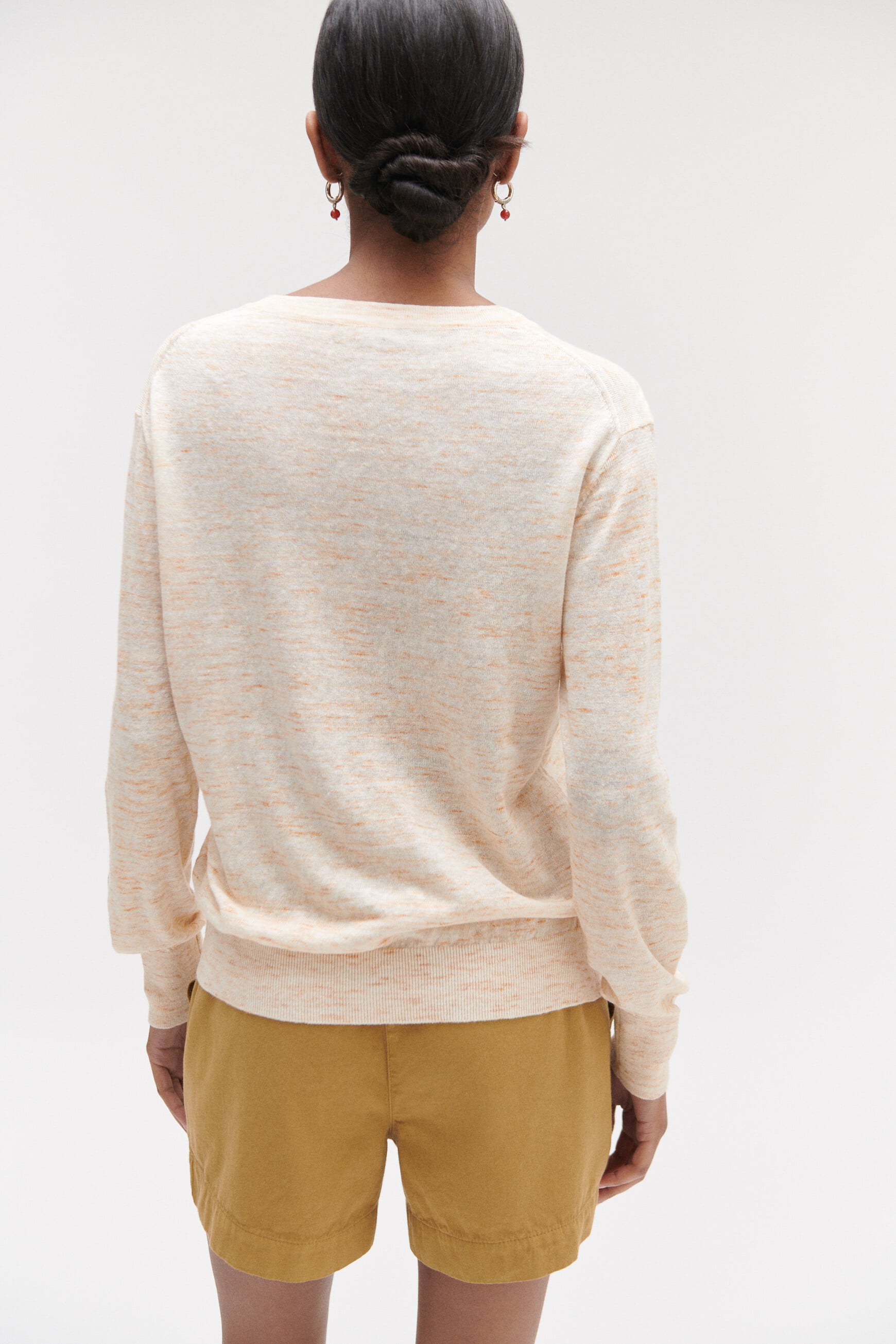 Pullover Tim tunesischer Kragen giallo mosto damen