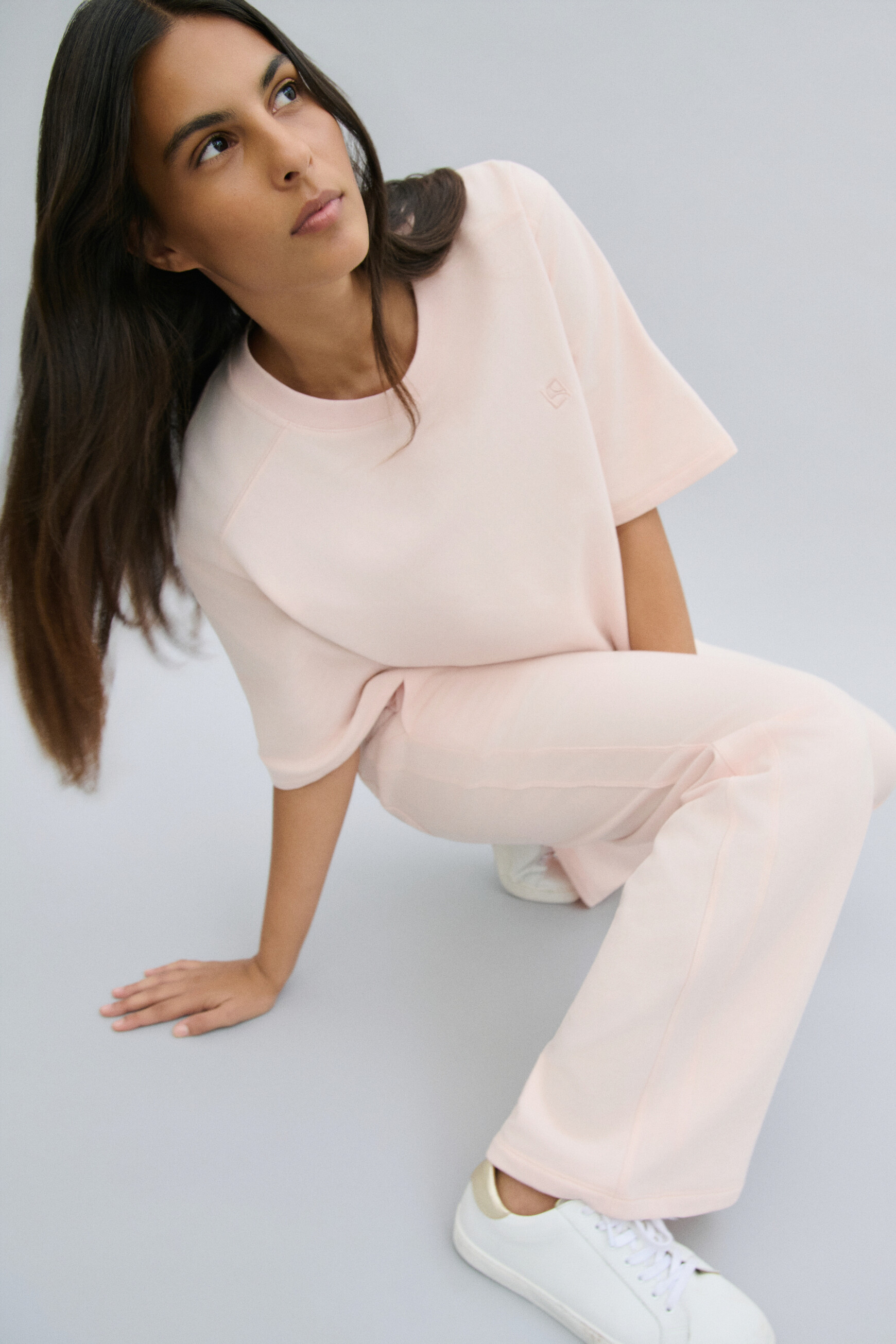 Pantalon Pgwenn creme femme