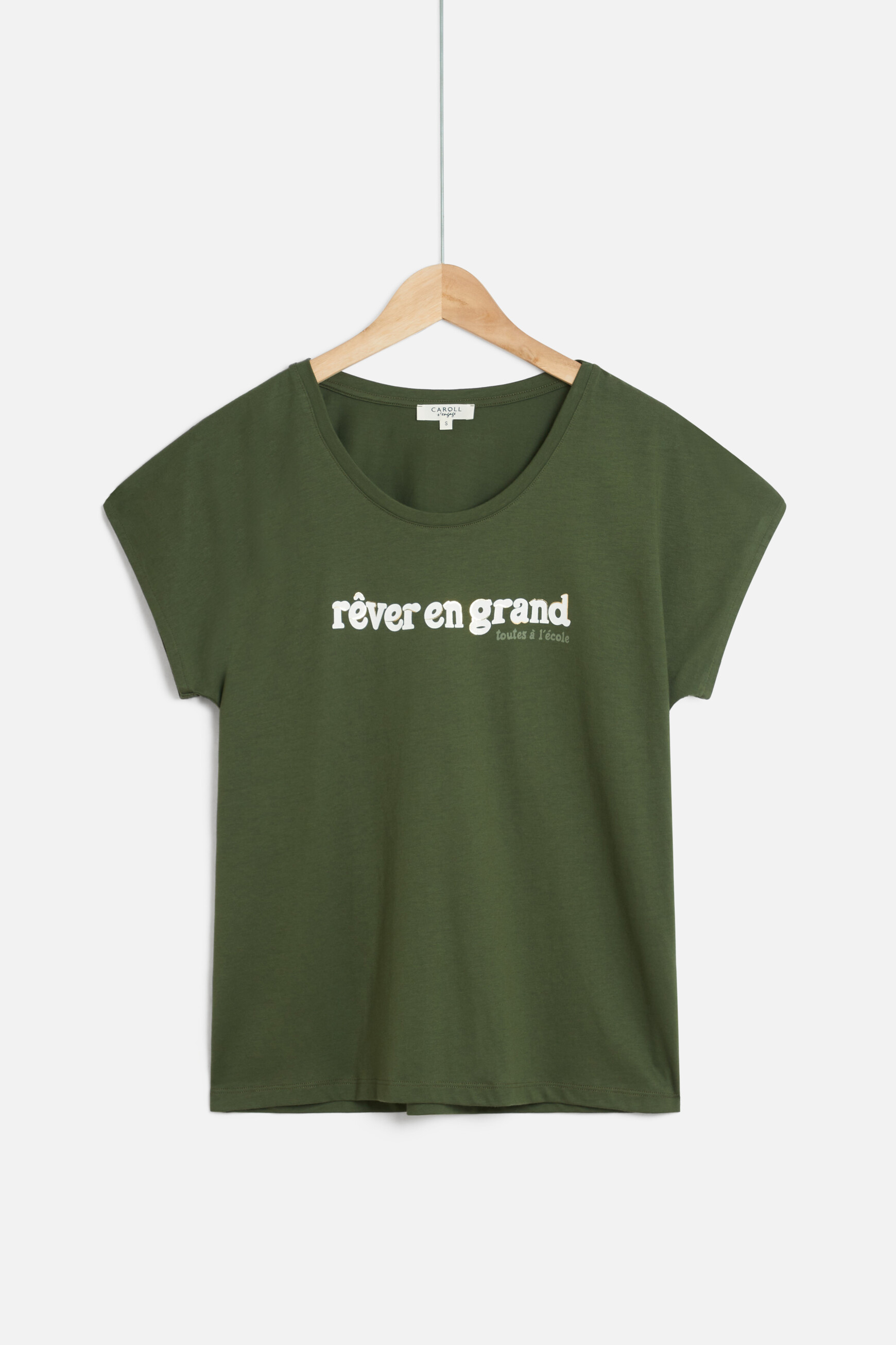 tshirt tolivia vert kaki femme tshirt tolivia vert kaki femme