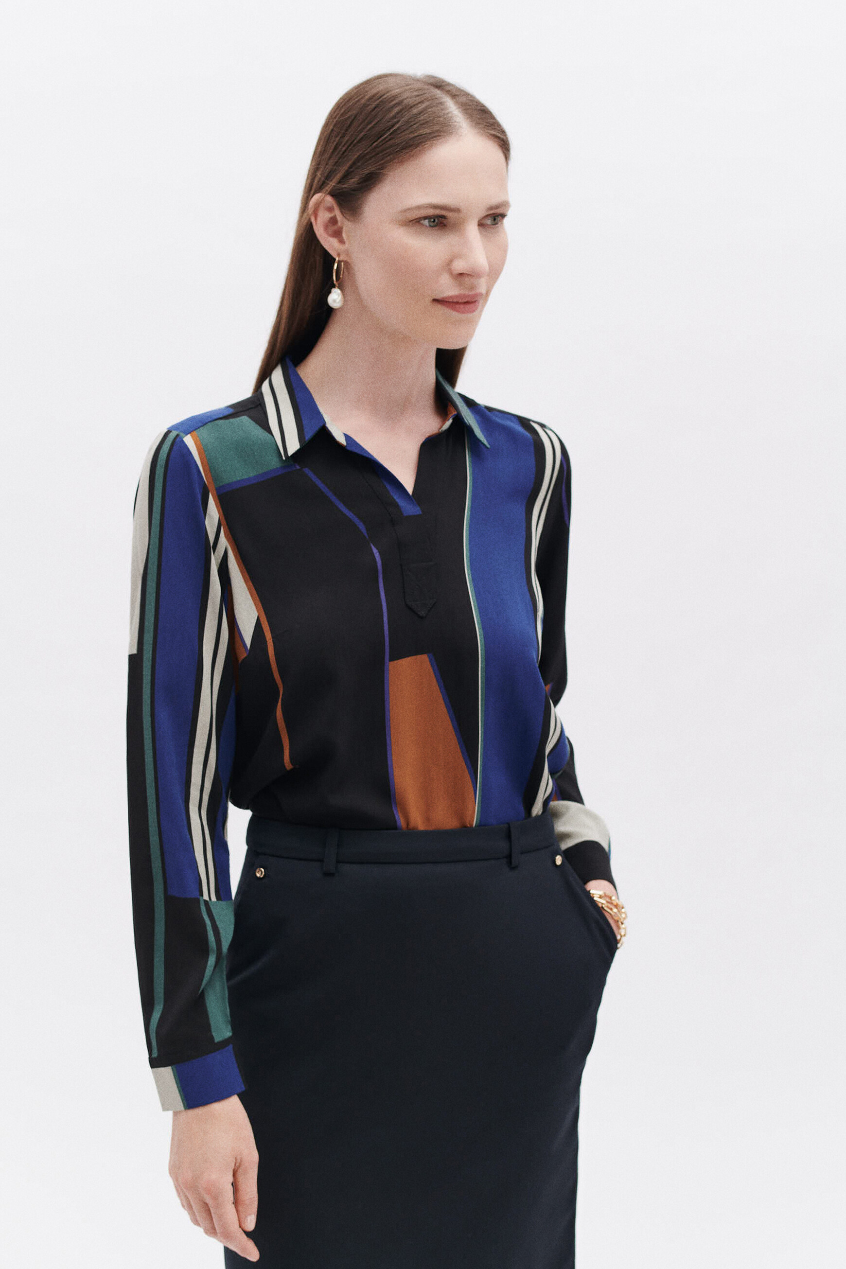 blouse lovely1 bleu electrique femme Blouse lovely1 bleu electrique femme