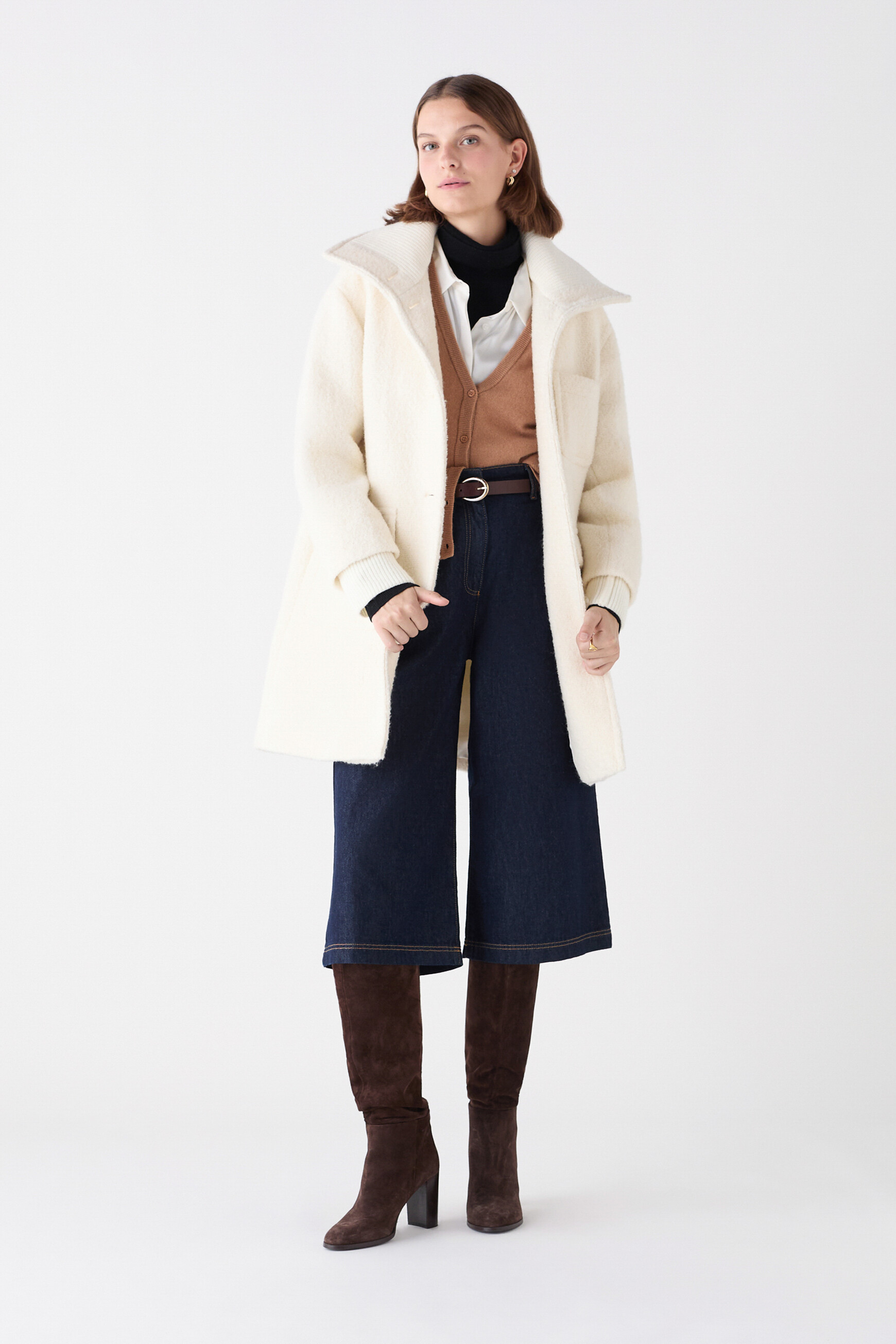 Gospel coat ecru woman