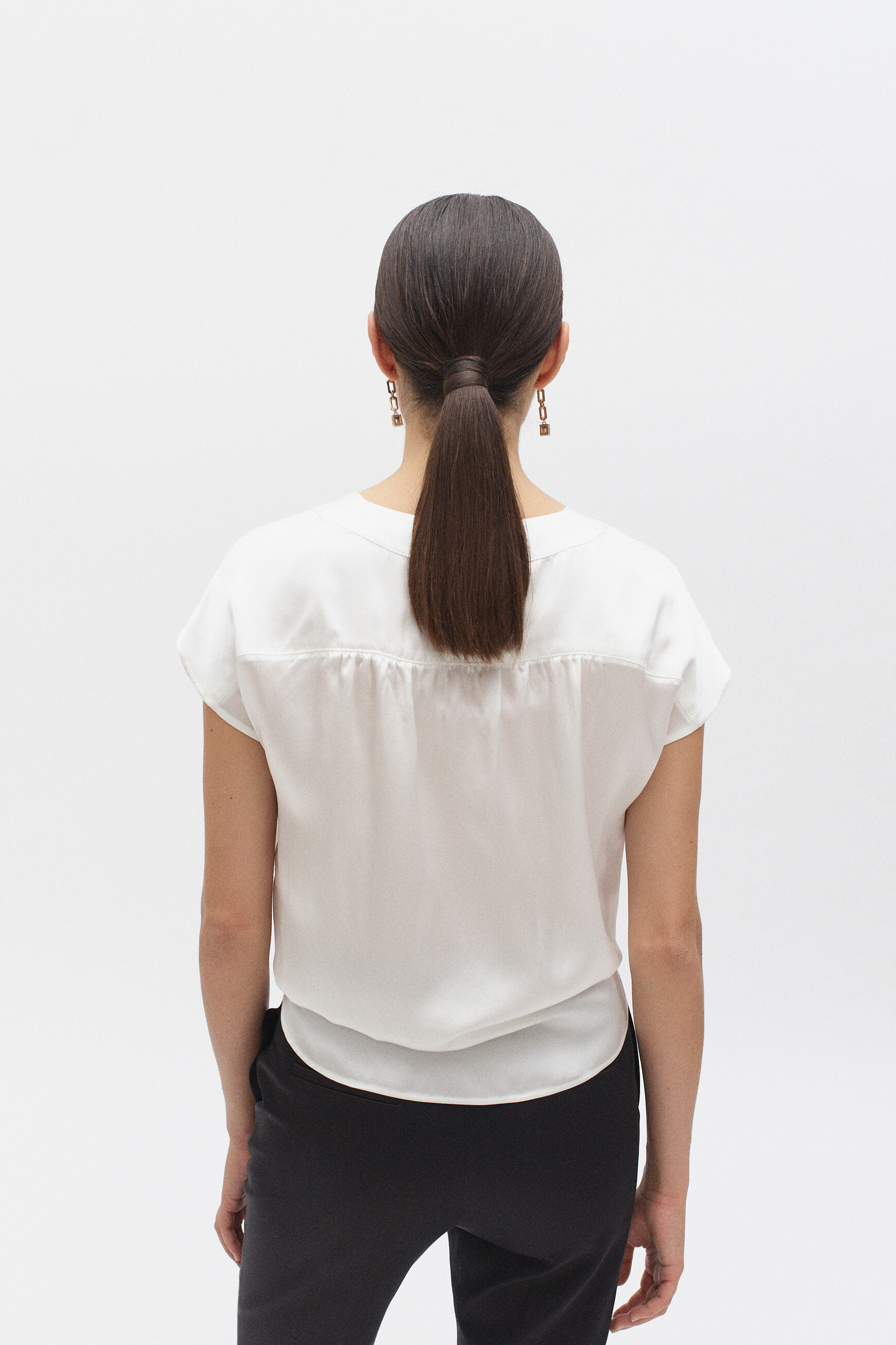 chemisier tatiana 100 soie ivoire femme chemisier tatiana 100% soie ivoire femme