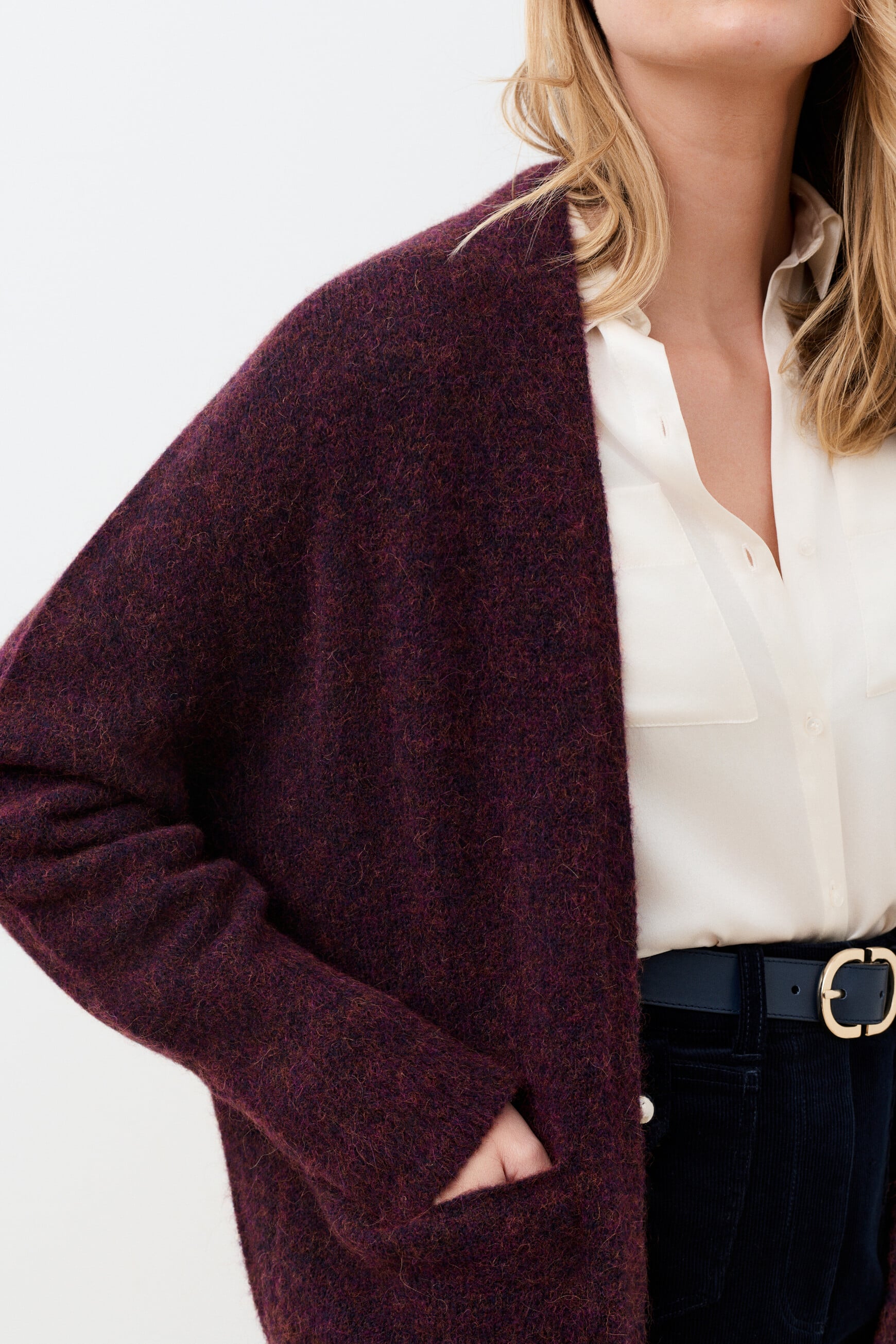 Mgilda cardigan plum woman