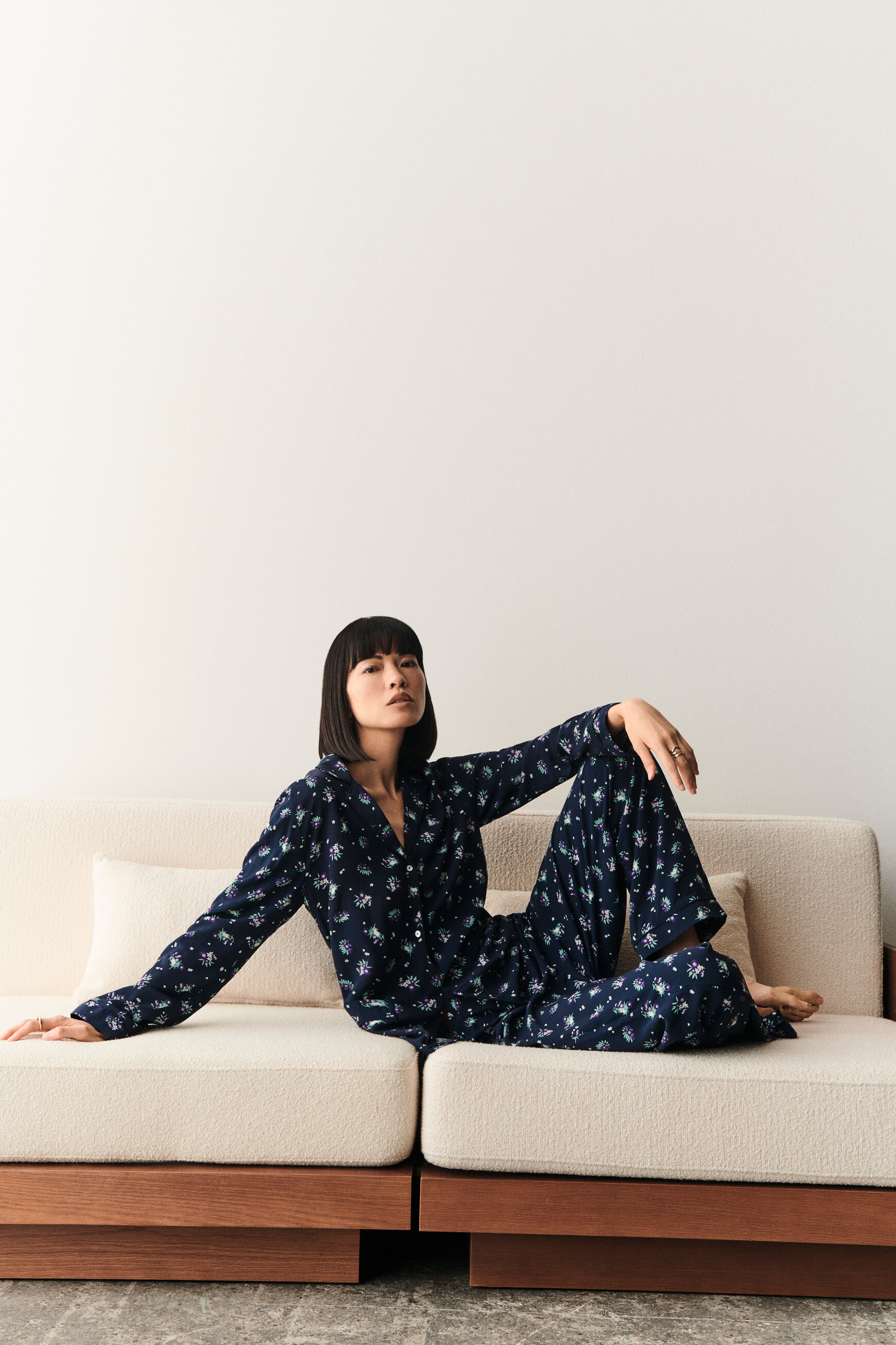 Pigiama Axel blu navy donna