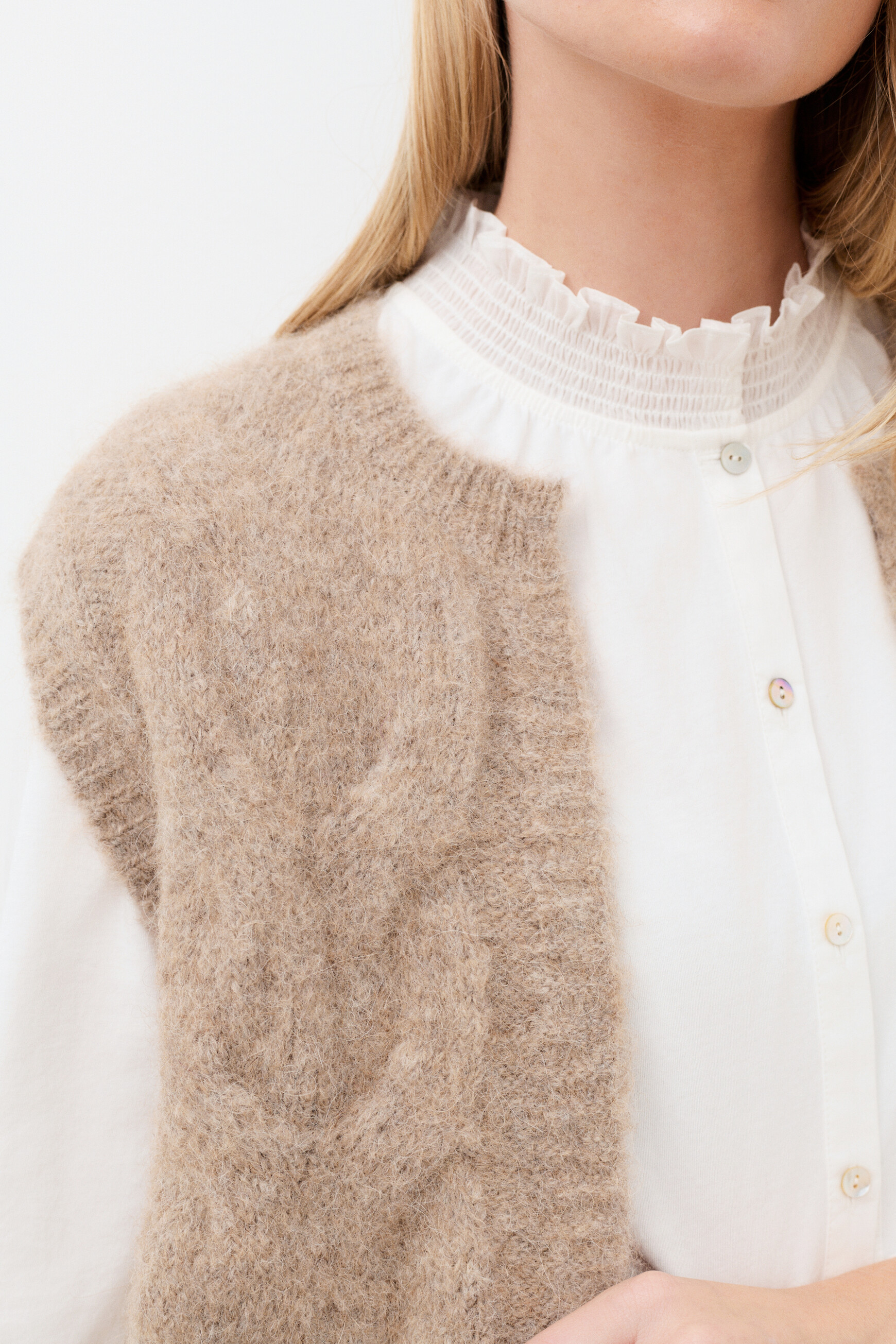 Mbecka sweater taupe woman