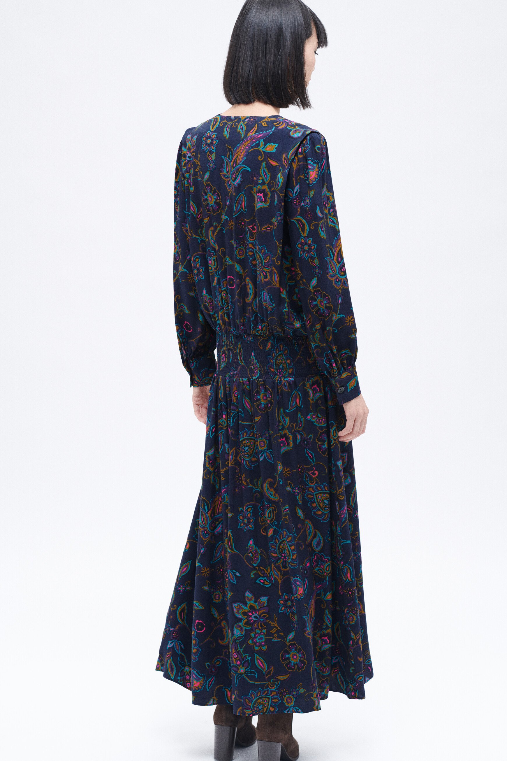 Robe rybilo bleu marine femme