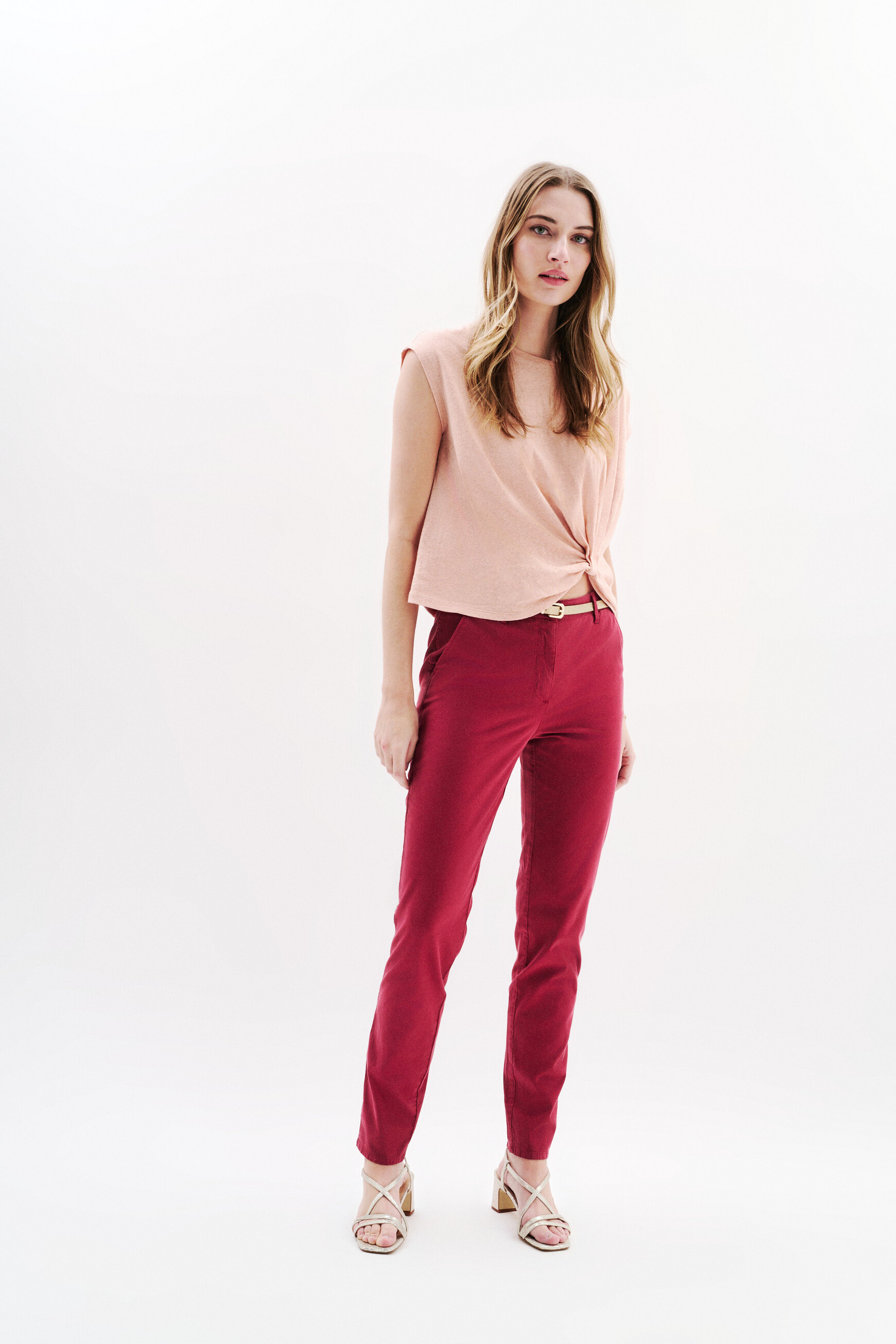 t shirt timi rose clair femme T-shirt Timi rose clair femme